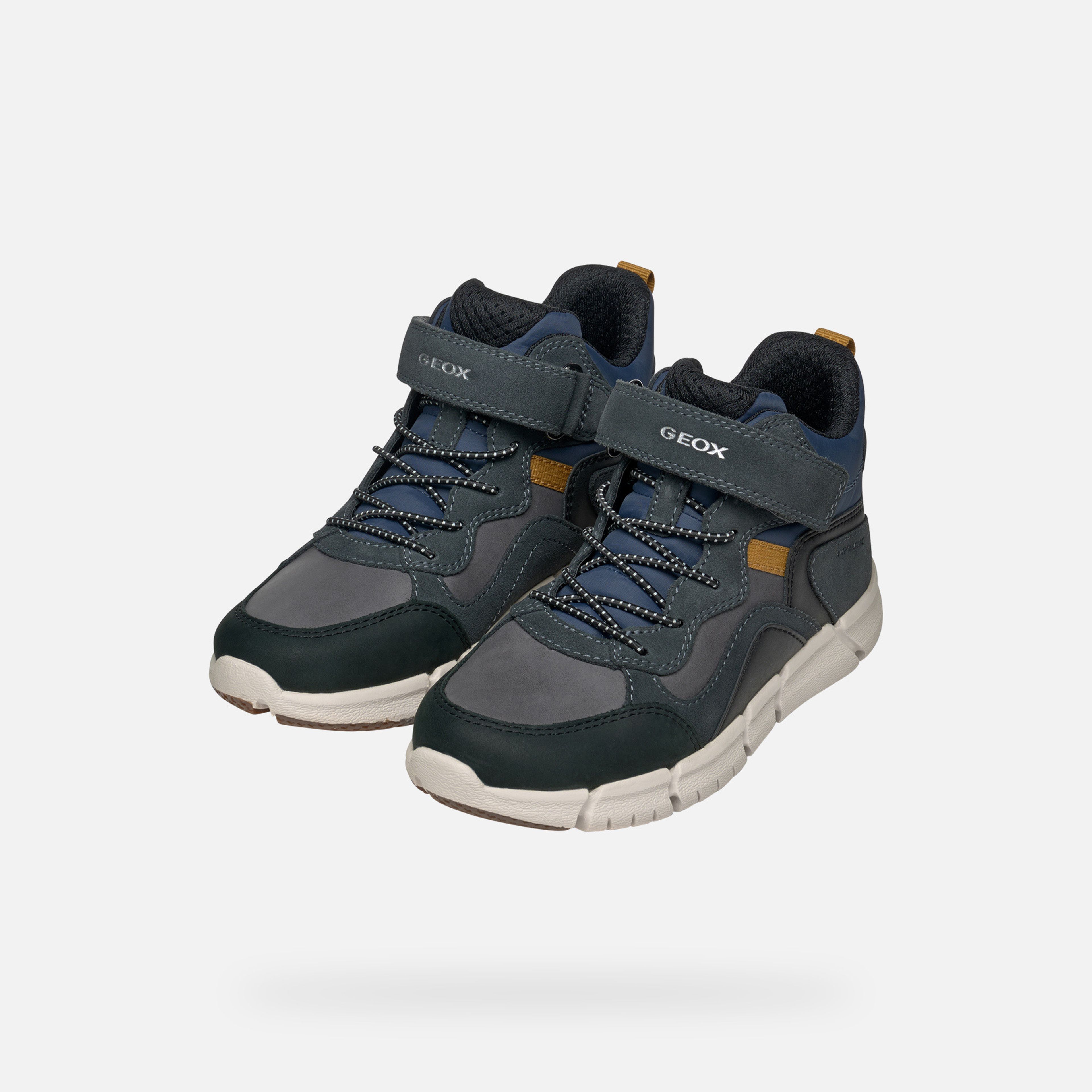 Tmavě modré chlapecké tenisky Geox Flexyper Boy B ABX