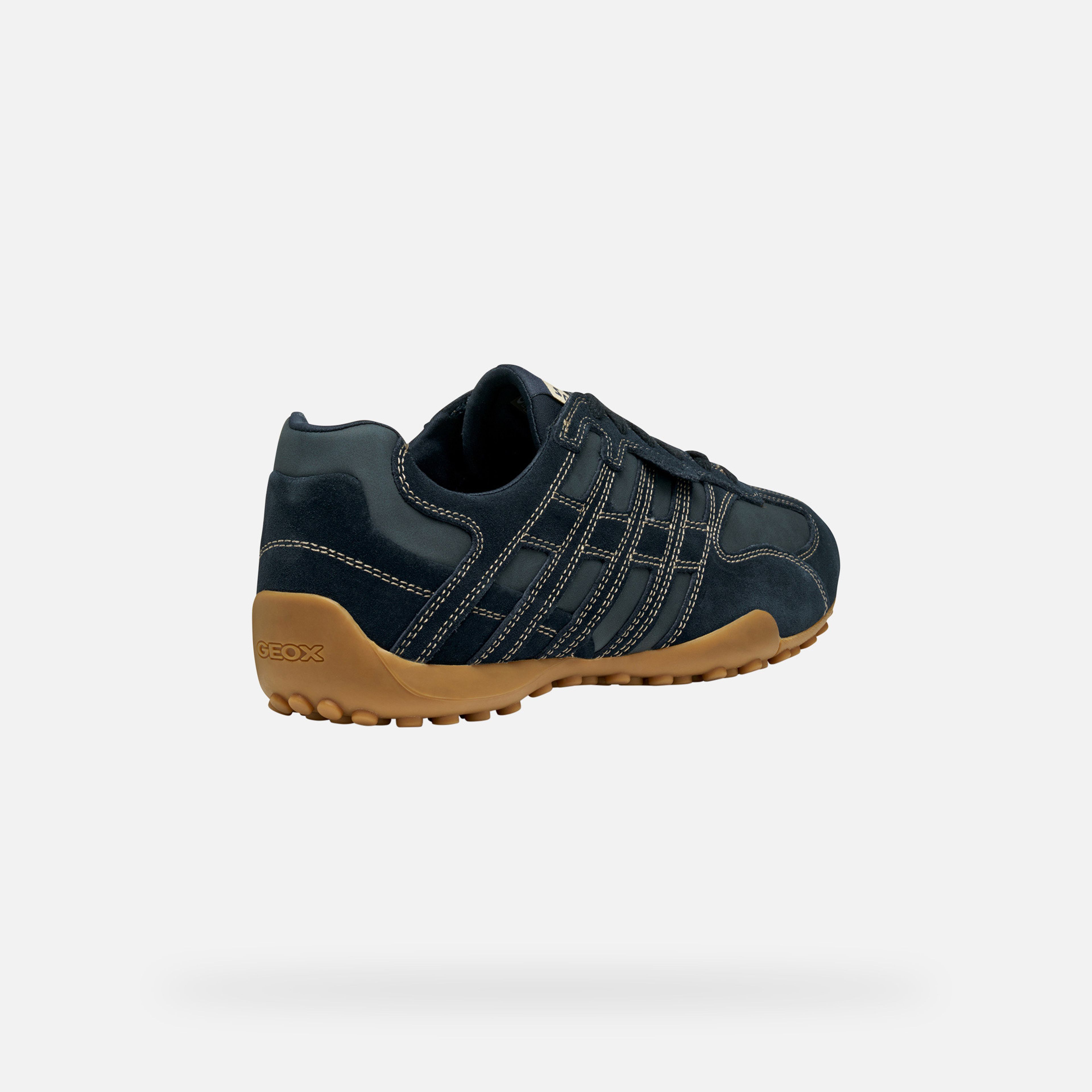 Tmavě modré pánské tenisky Geox Snake Original - 005