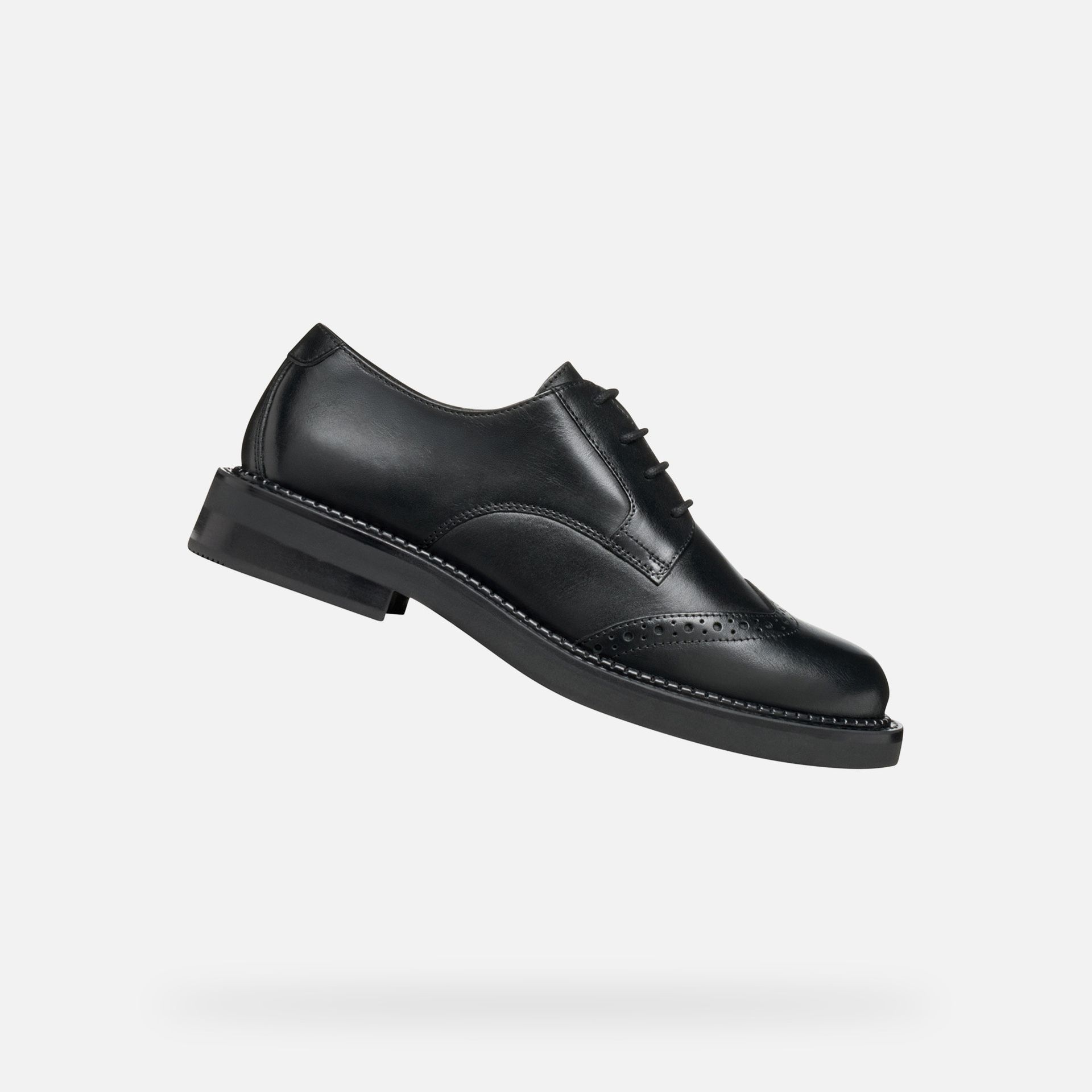Černé dámské polobotky Geox Serilda - 001