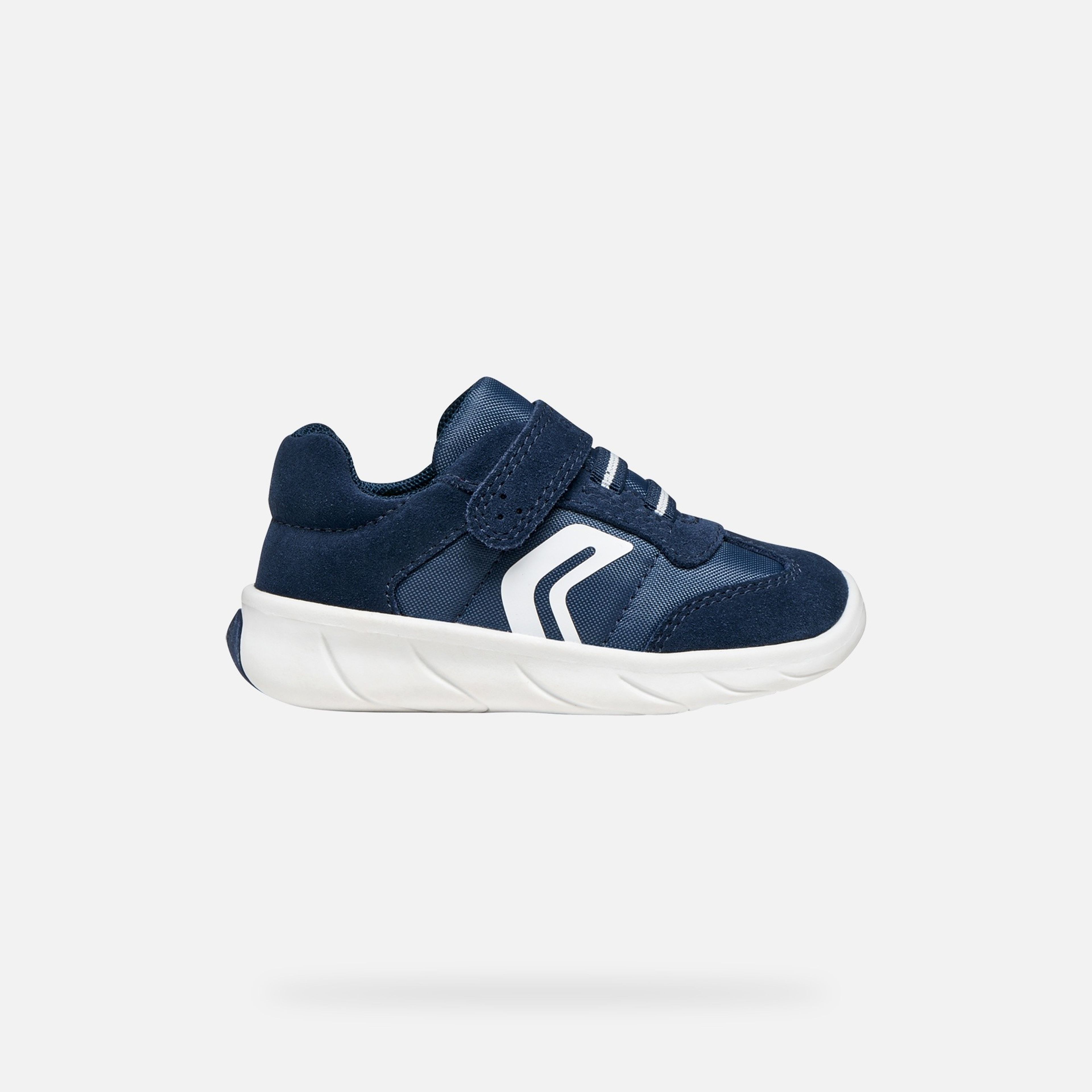 Granatowe chłopięce tenisówki barefoot Geox Foot-run - 002