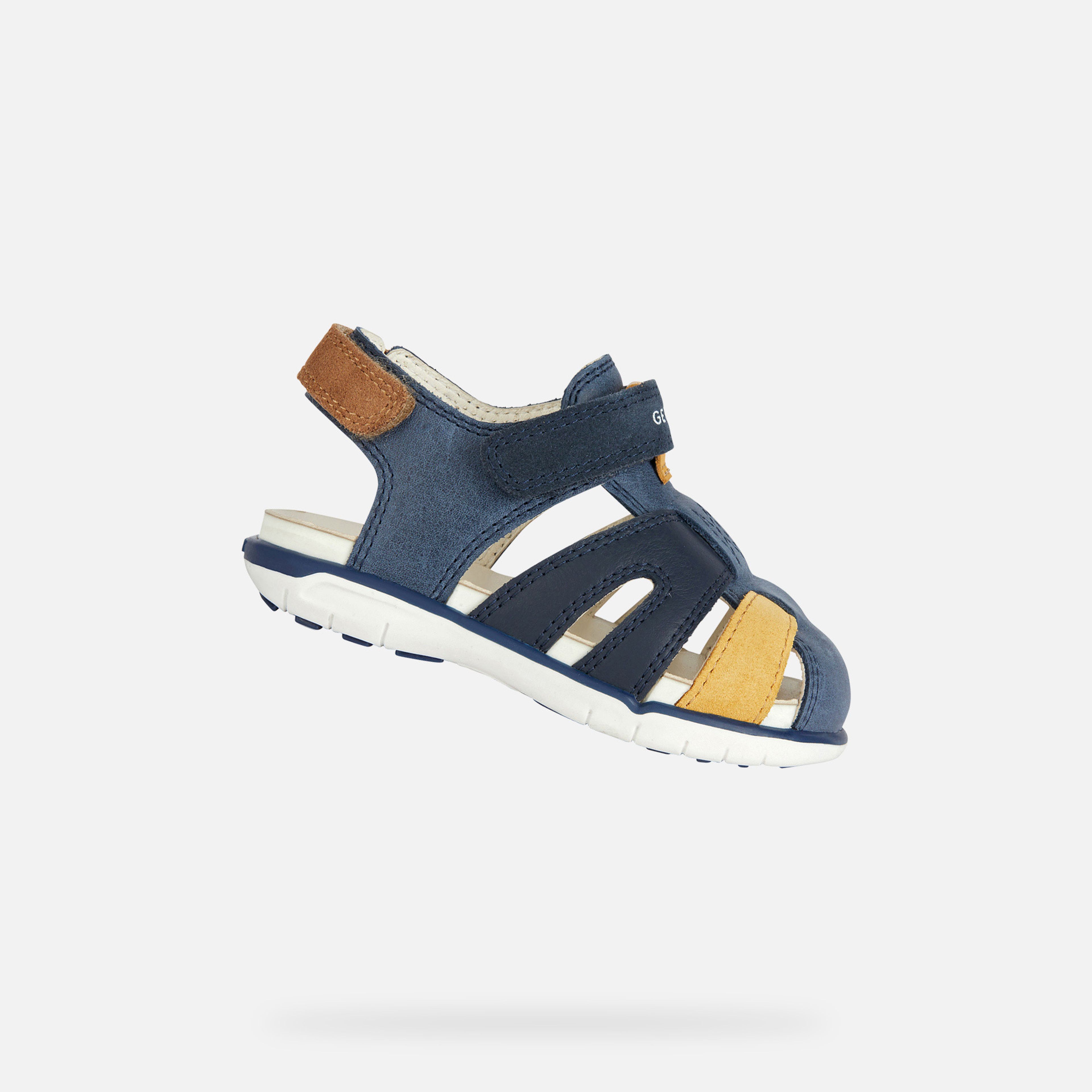 Granatowe sandały chłopięce Geox Sandal Delhi - 001