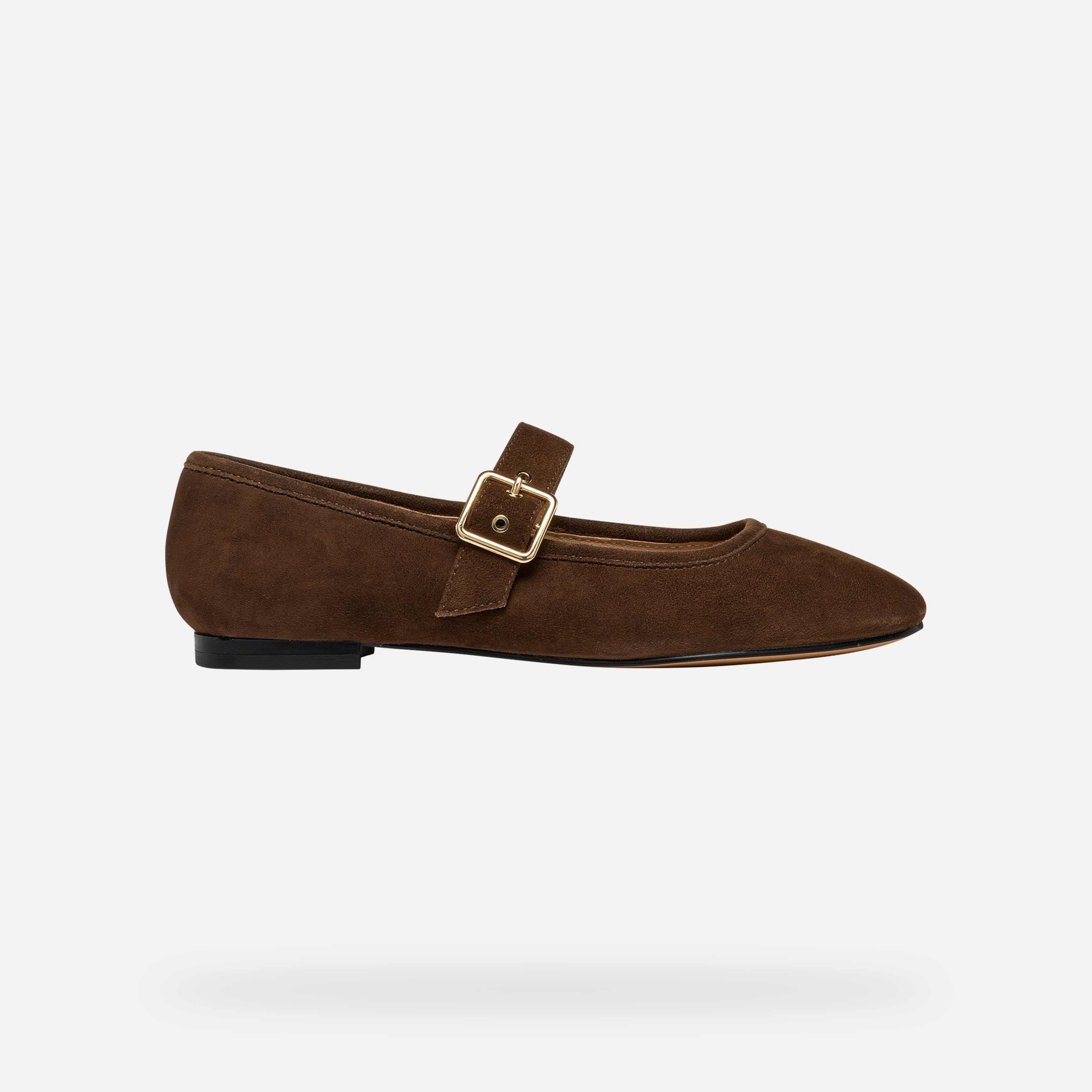 Tmavě hnědé dámské baleríny Geox Azlea - 009