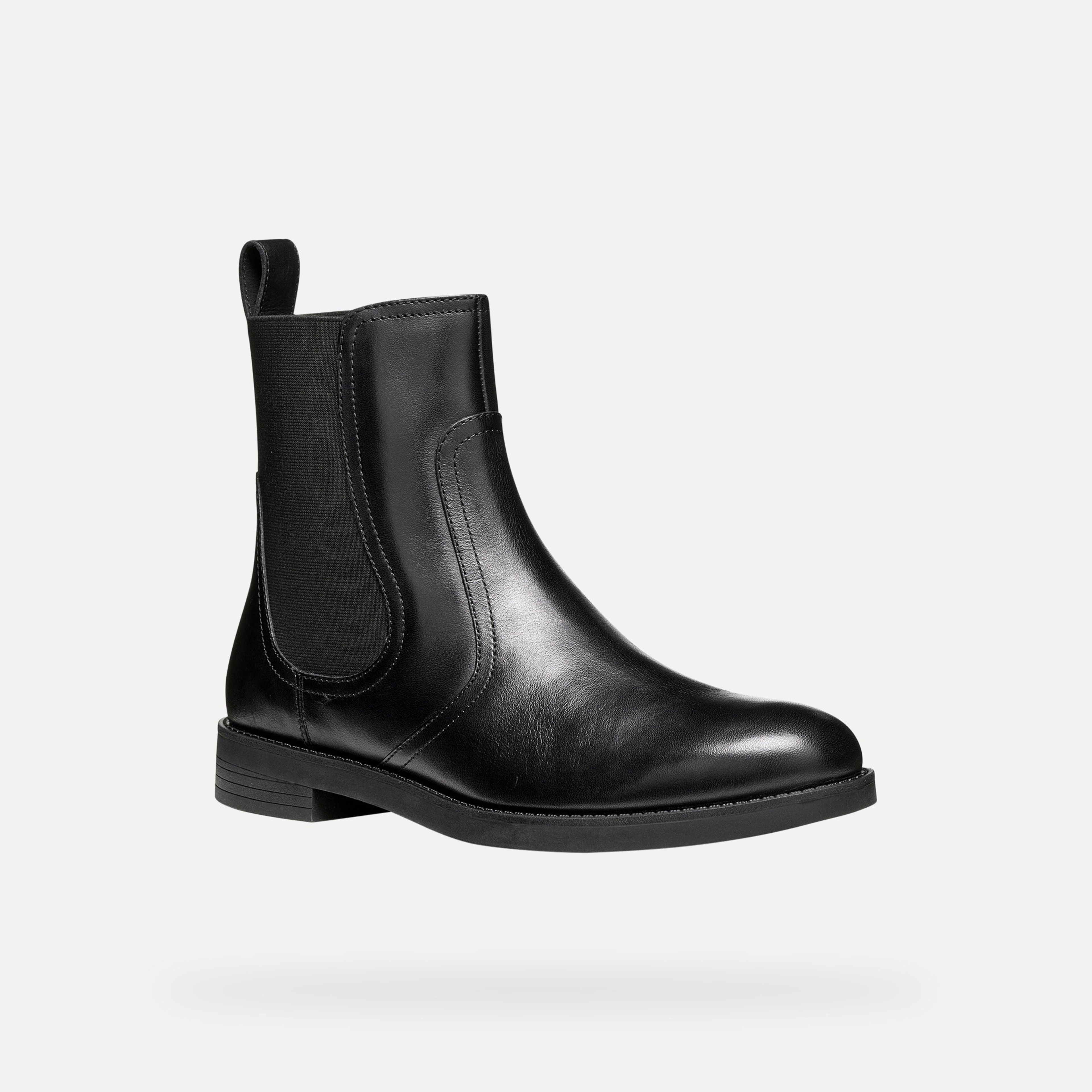Čierna dámska členková obuv Geox Esmeena - 003