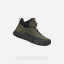 Khaki chlapčenská členková obuv Geox Flexyper-Khaki - 001