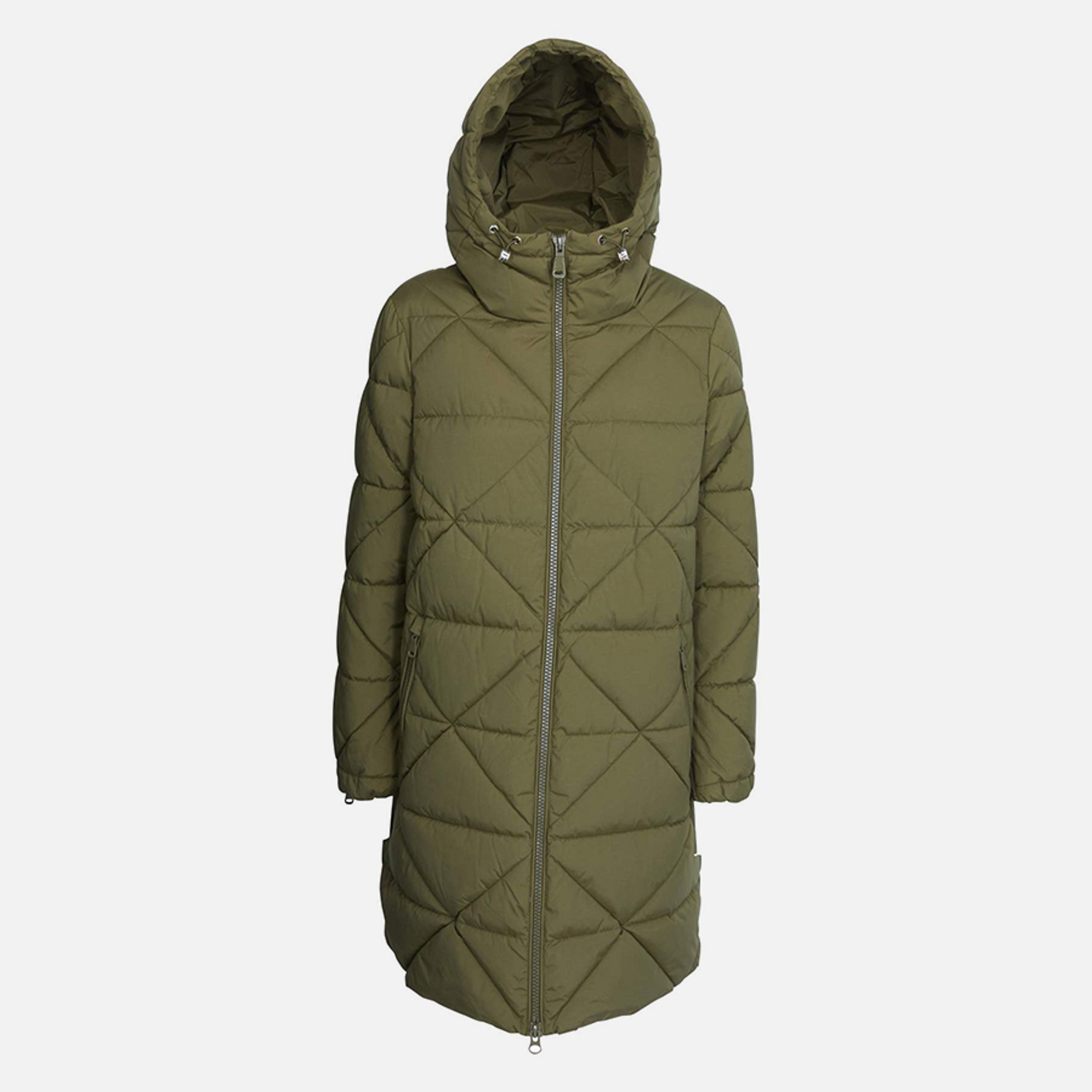 Khaki dámská parka Geox Allenie