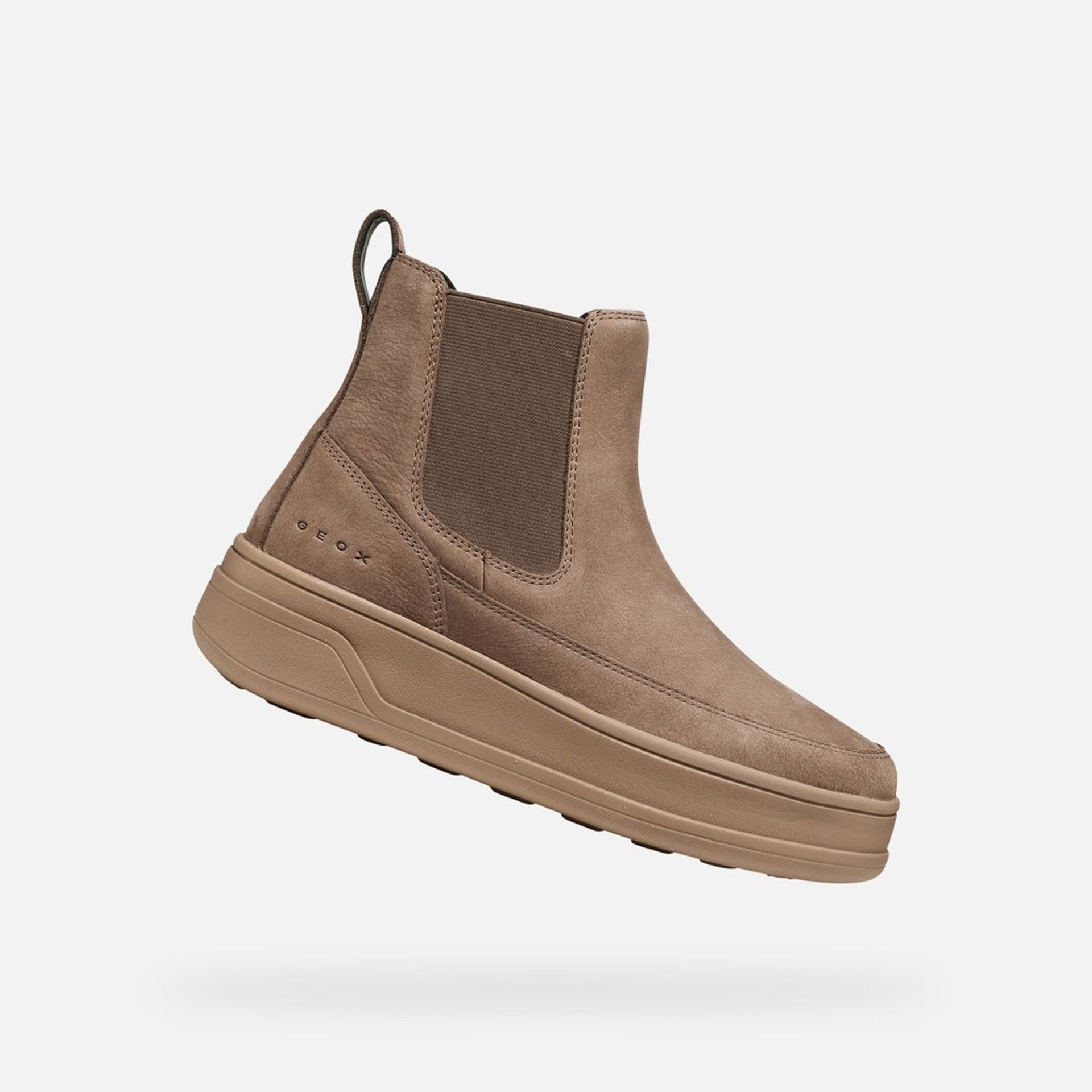 Tmavě hnědá dámská kotníková obuv Geox Spherica Ecub-2 - 001