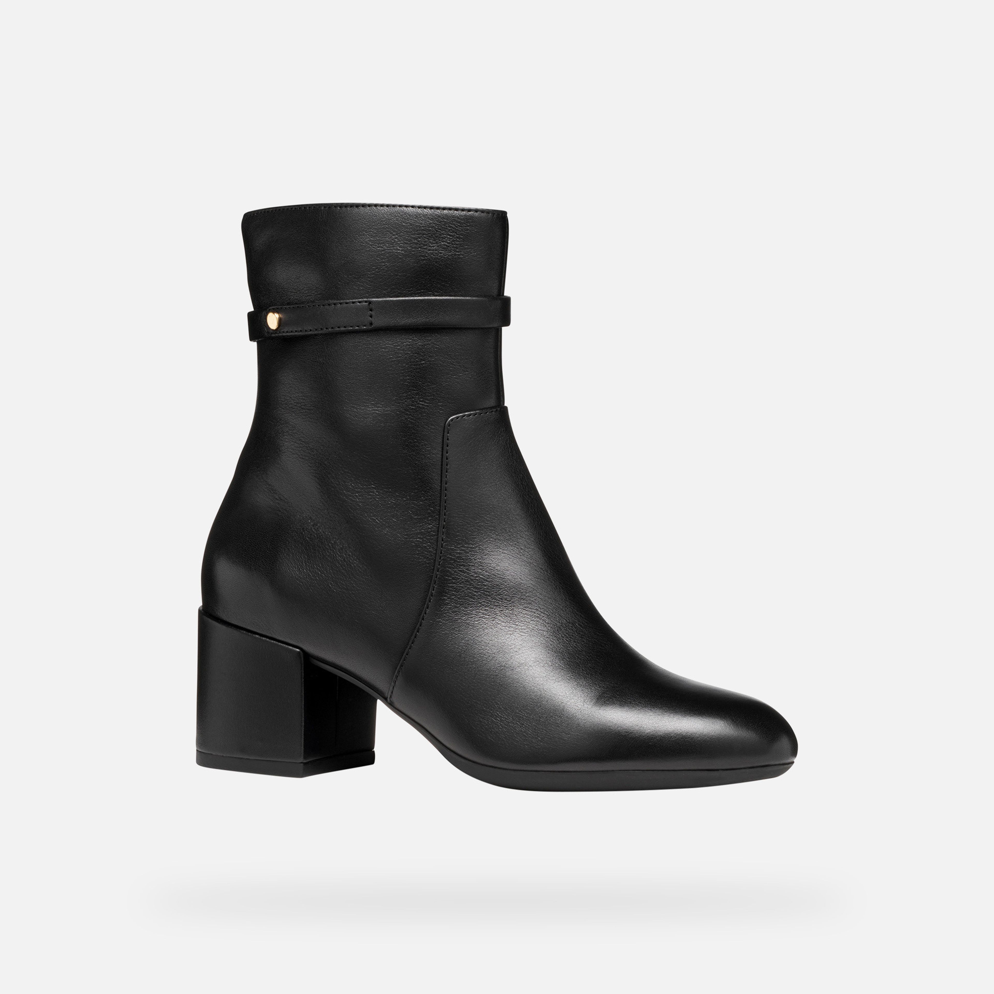 Černá dámská kotníková obuv Geox Eleana - 004