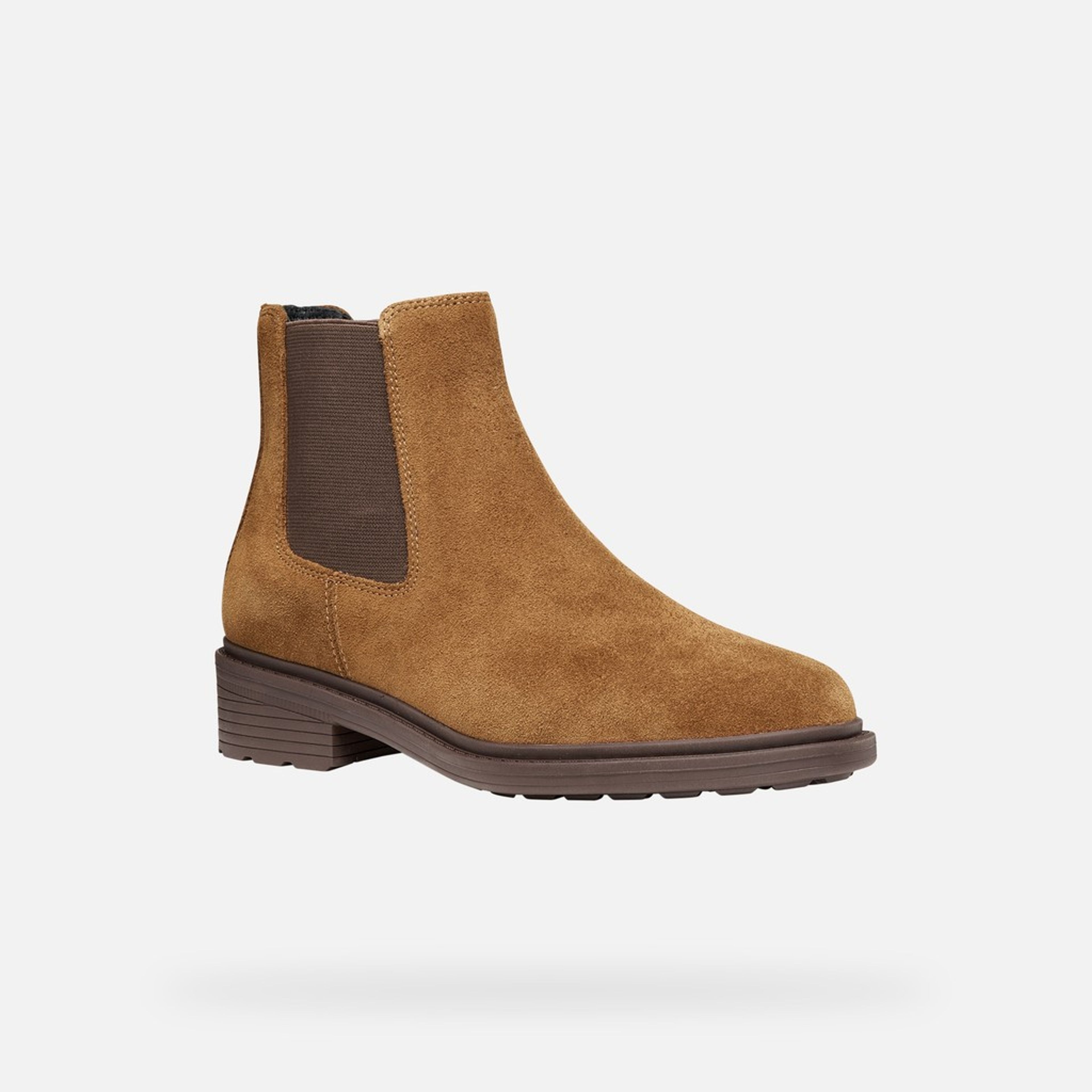 Hnědá dámská kotníková obuv Geox Walk Pleasure - 003