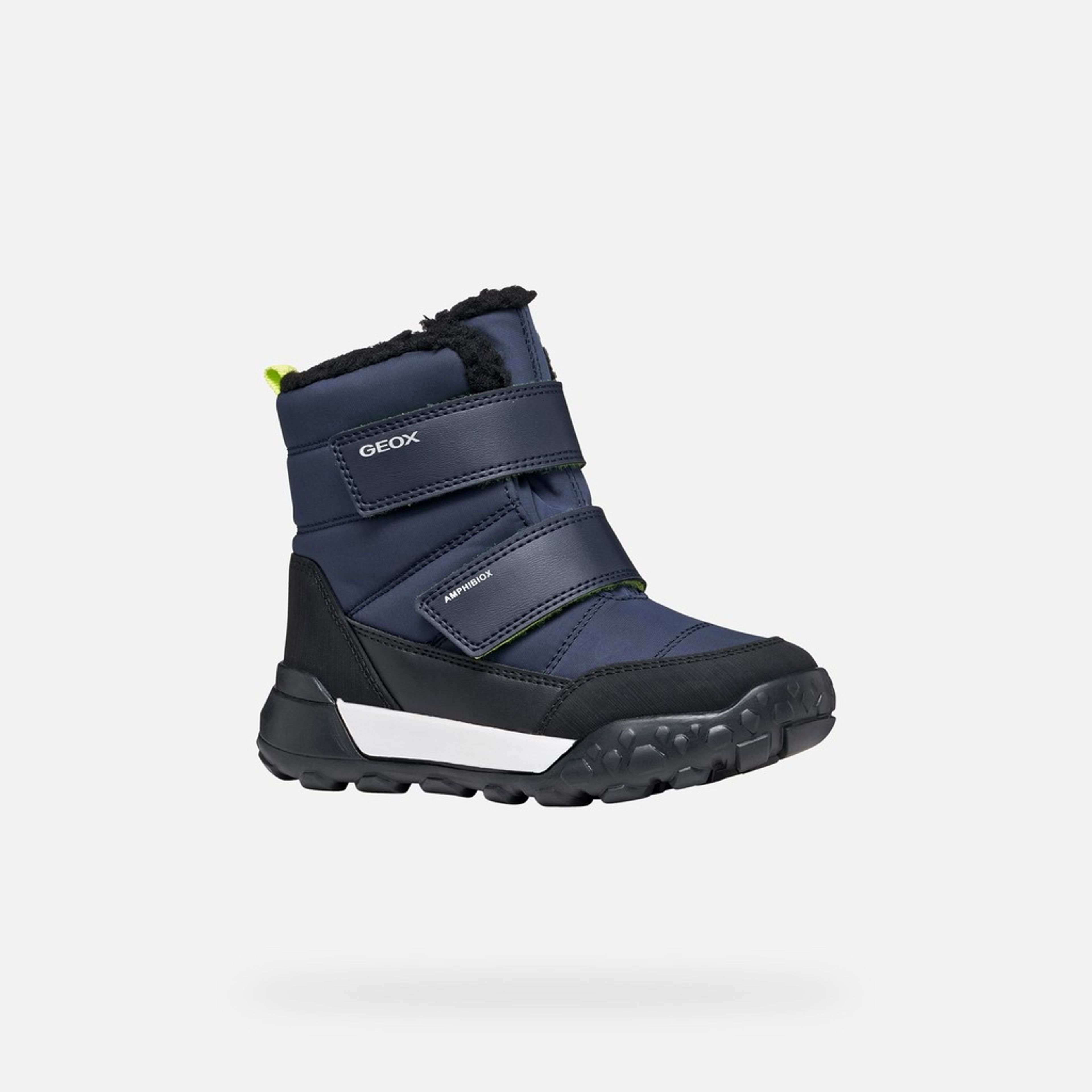 Granatowe buty zimowe dla chłopców Geox Trekkyup - 003