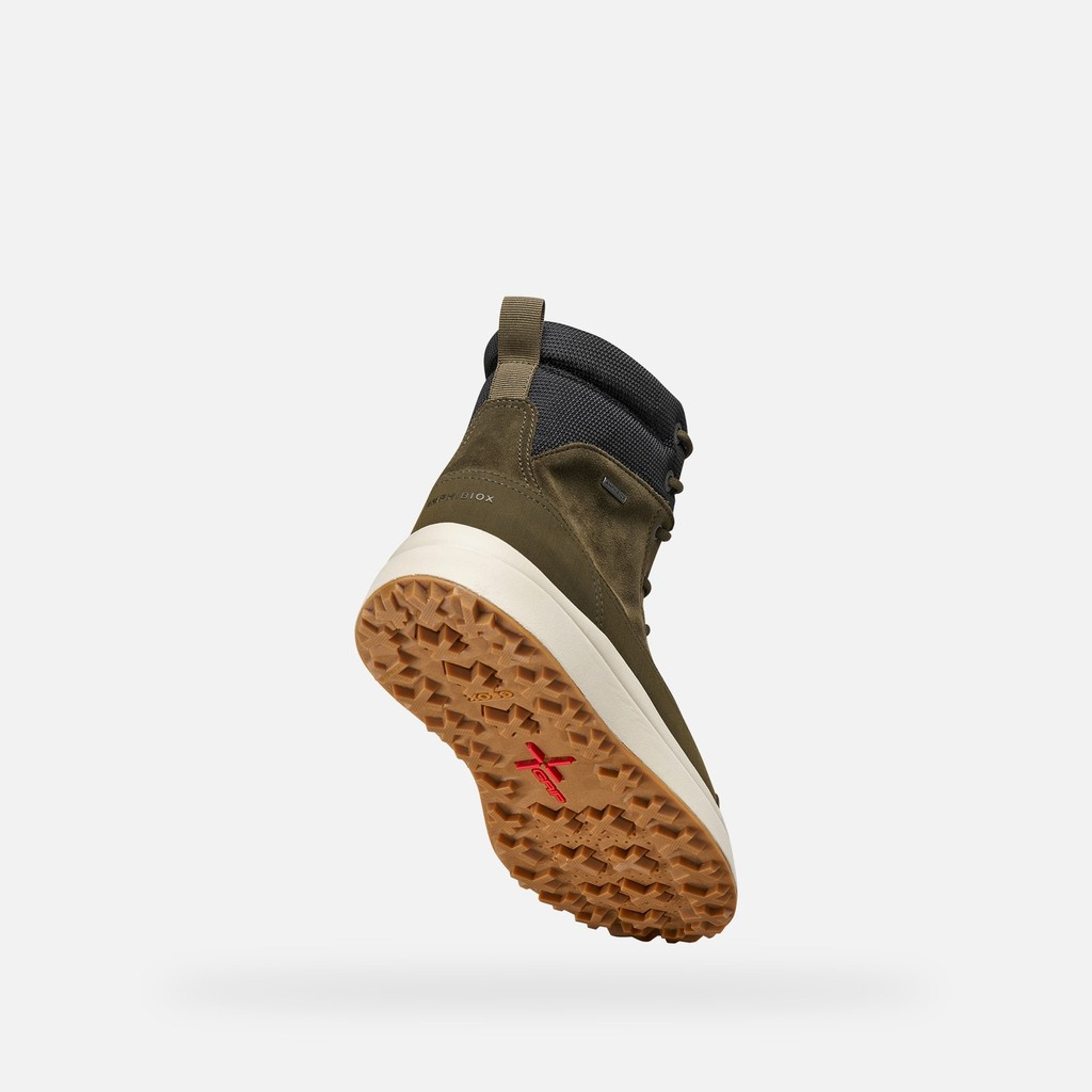 Khaki pánská kotníková obuv Geox Granito + Grip B A - 008