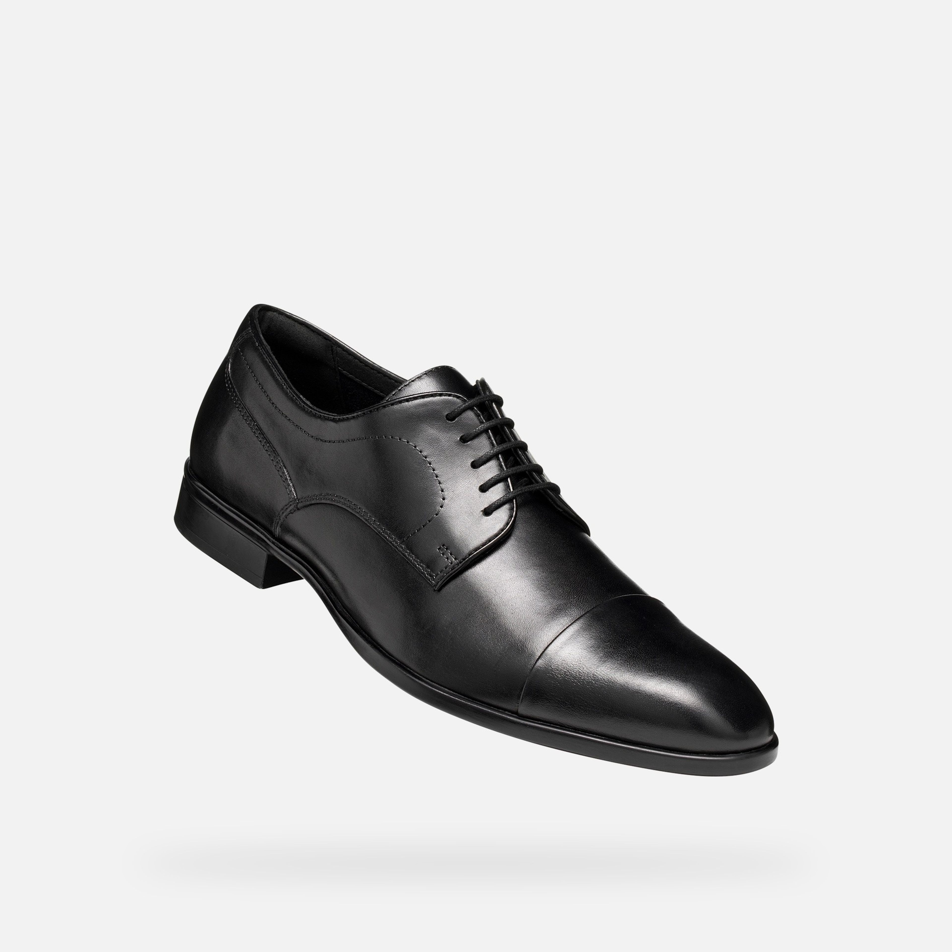 Černá pánská společenská obuv Geox Thalos - 006