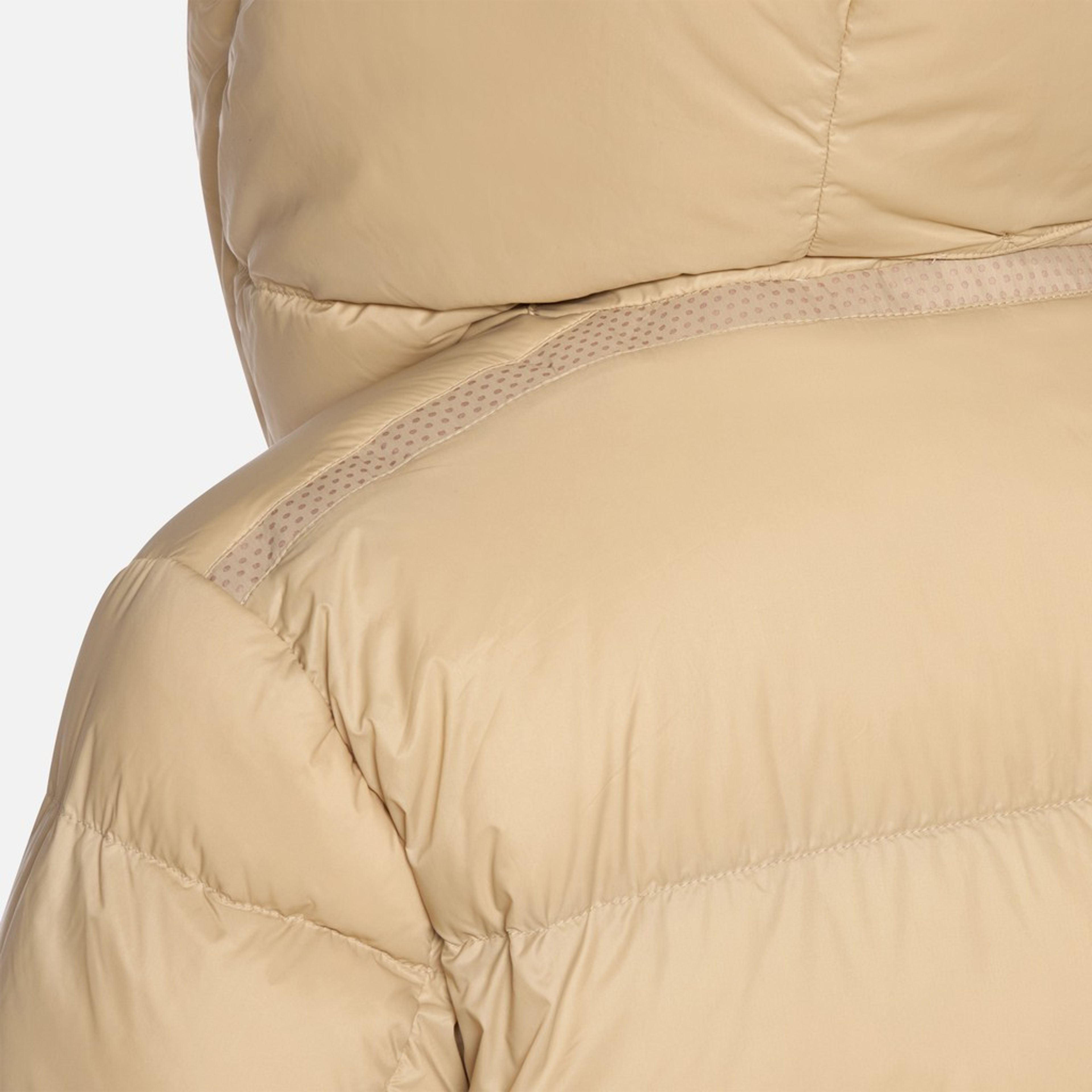 Béžová dámská péřová bunda Geox Emmelenny - 009