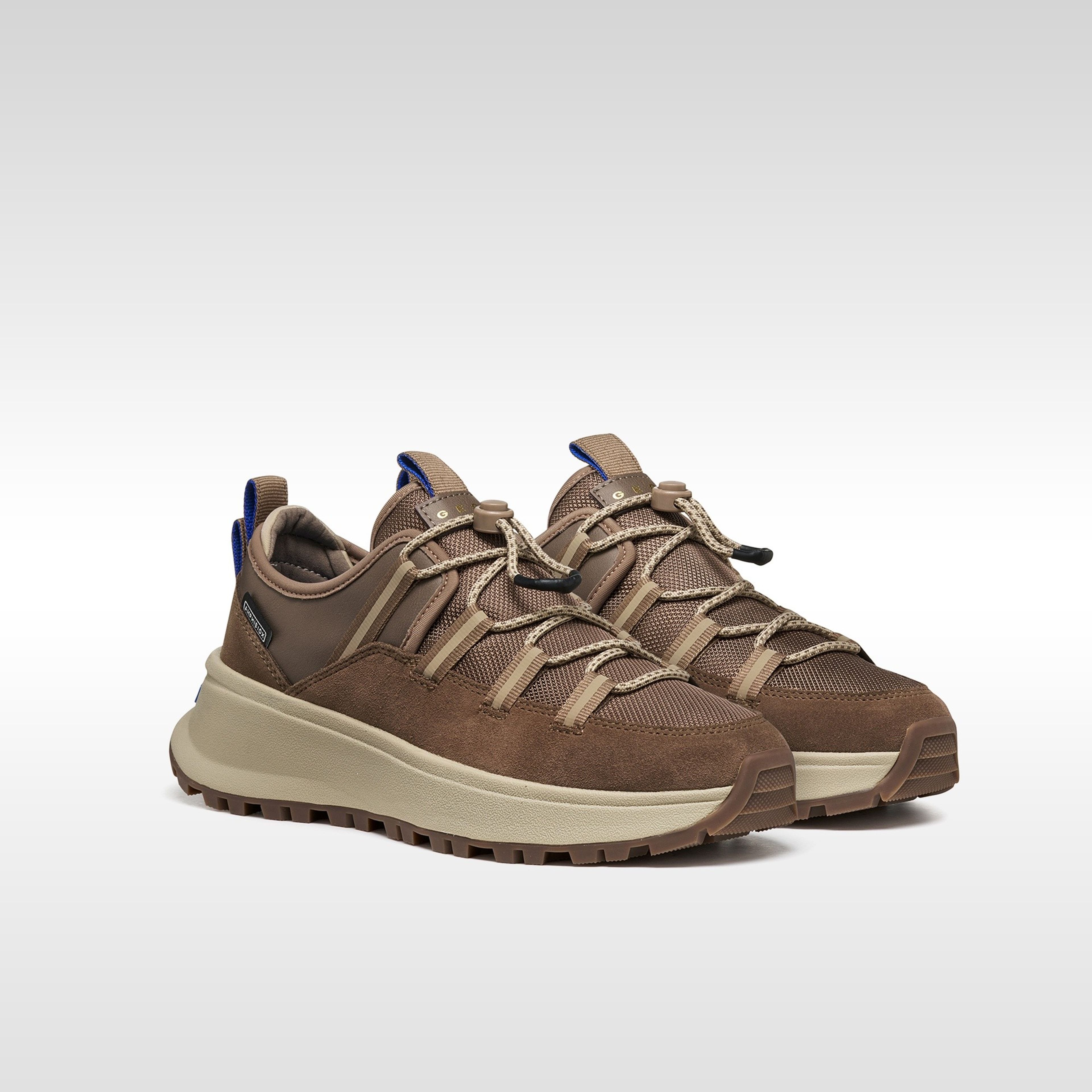 Hnedé dámske tenisky Geox GXRN-03 B ABX - 010
