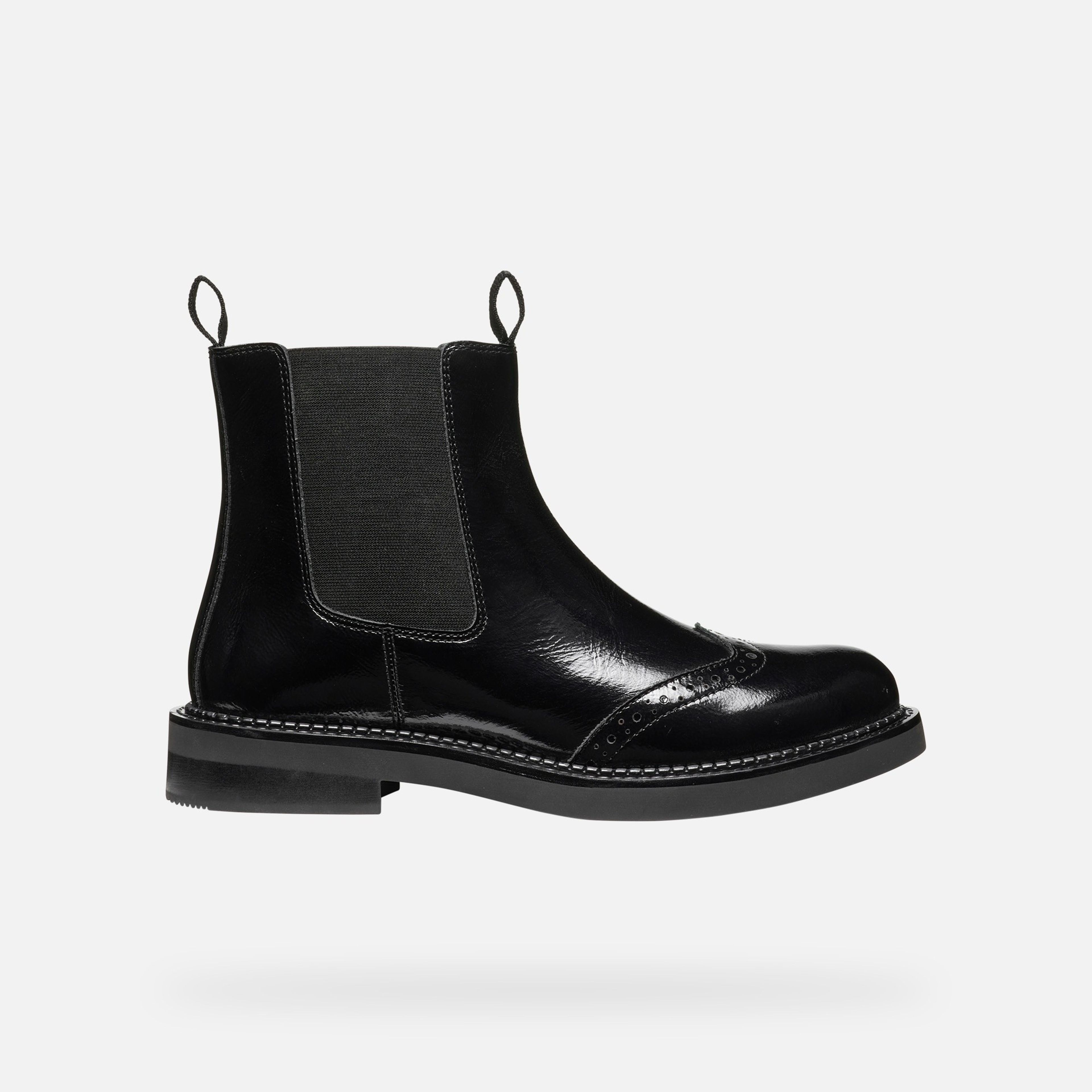Čierna dámska členková obuv Geox Serilda - 002