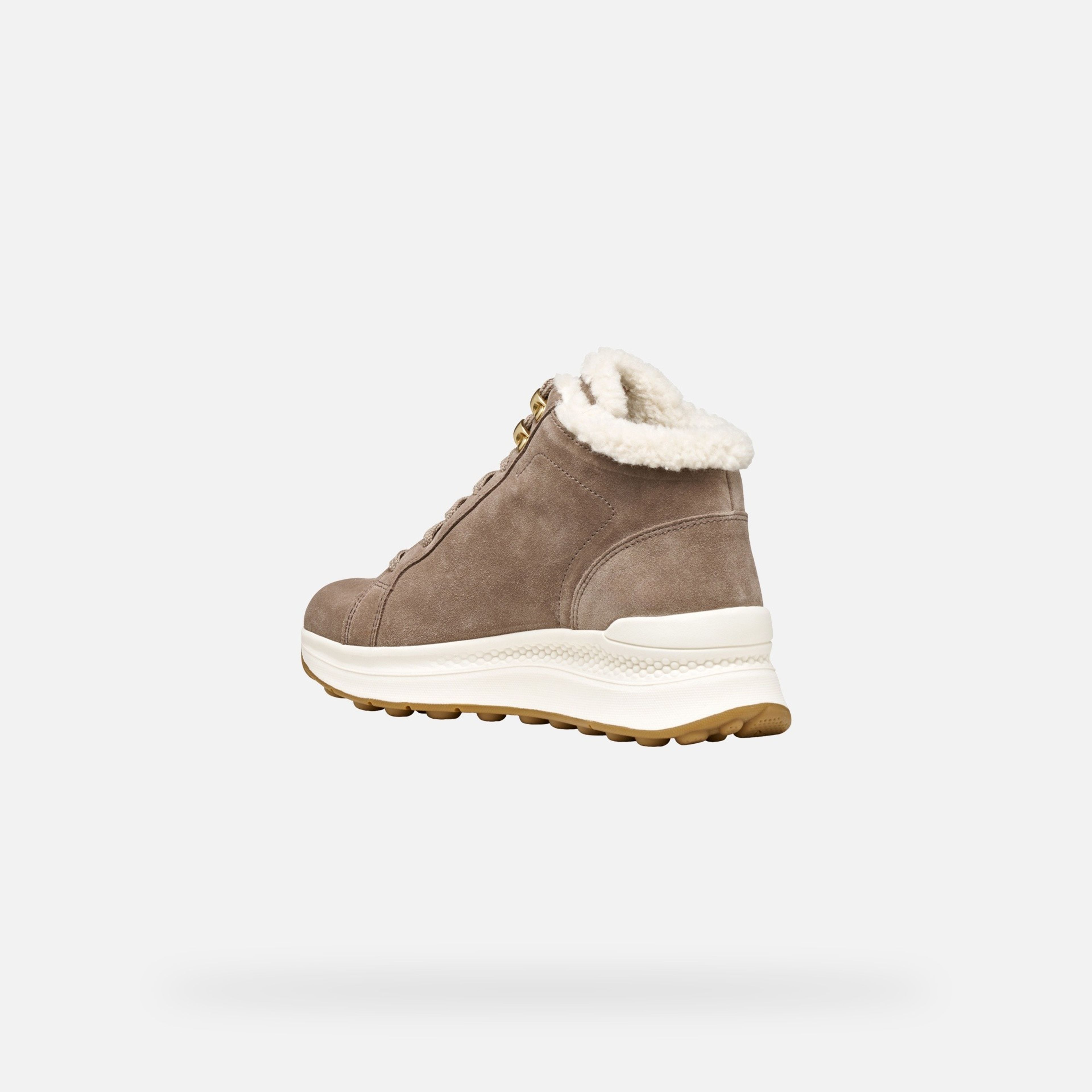 Sneakers maro închis pentru femei Geox Spherica Actif X2 - 005