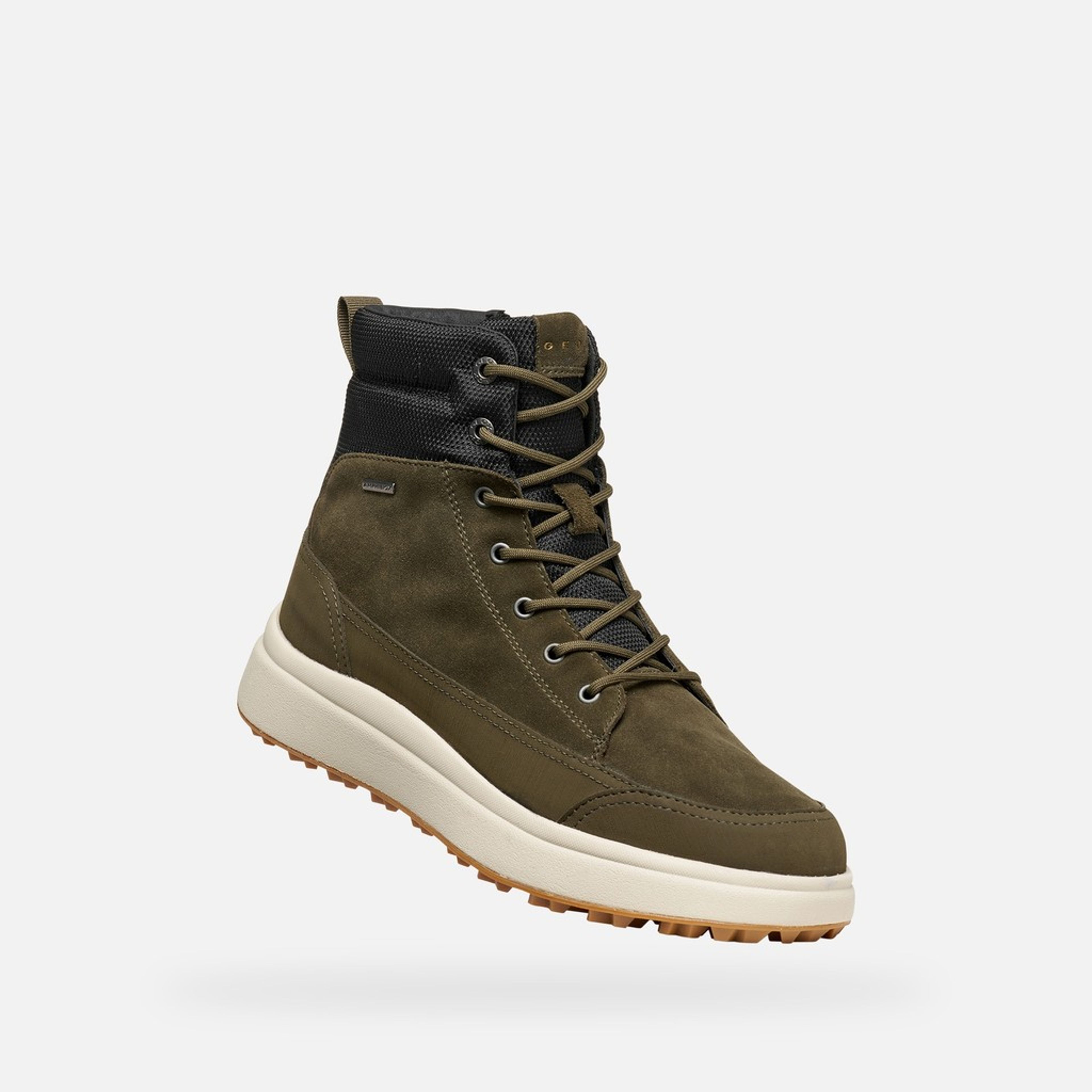 Khaki pánská kotníková obuv Geox Granito + Grip B A - 005