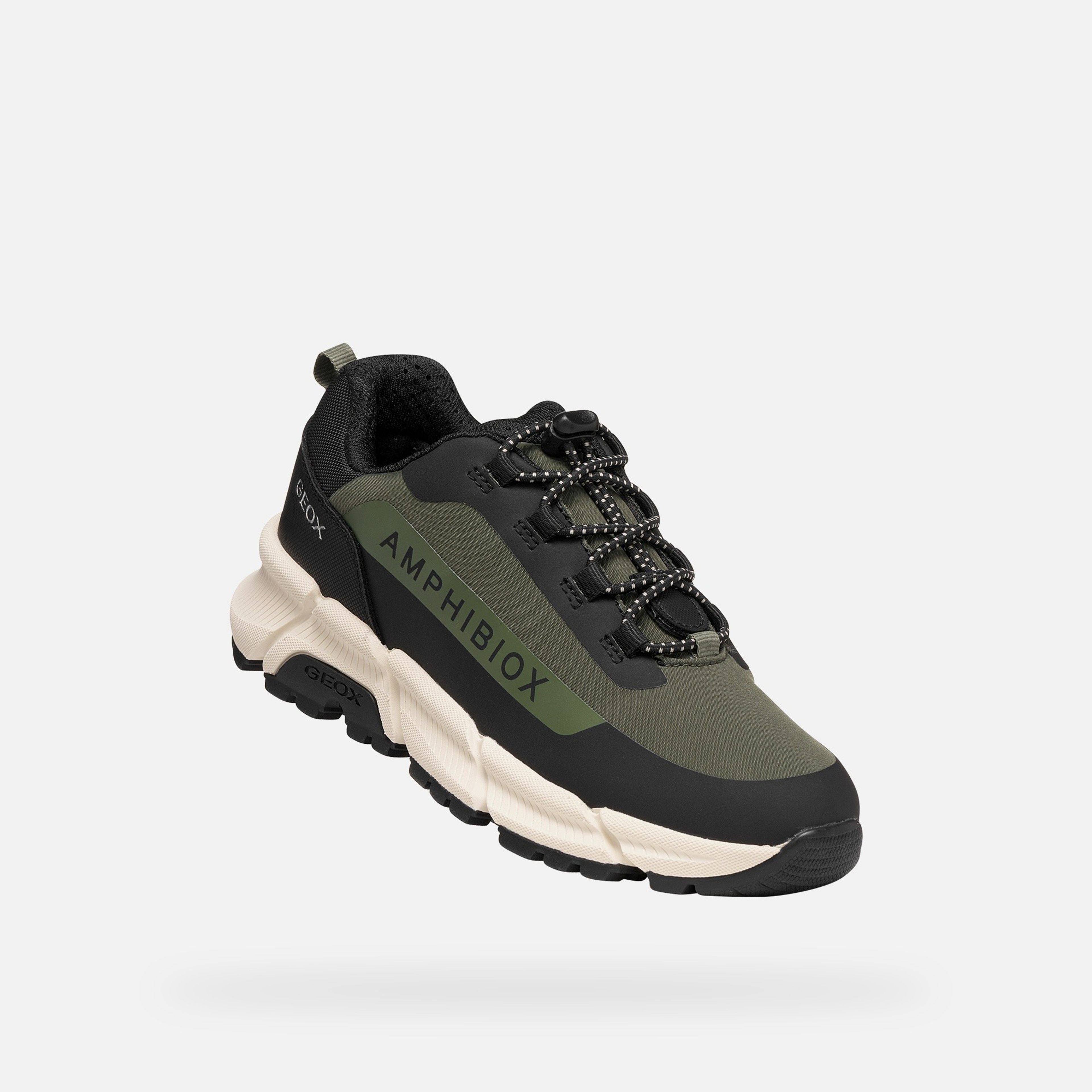 Khaki chlapecká obuv pro první kroky Geox Flexyper Plus - 005