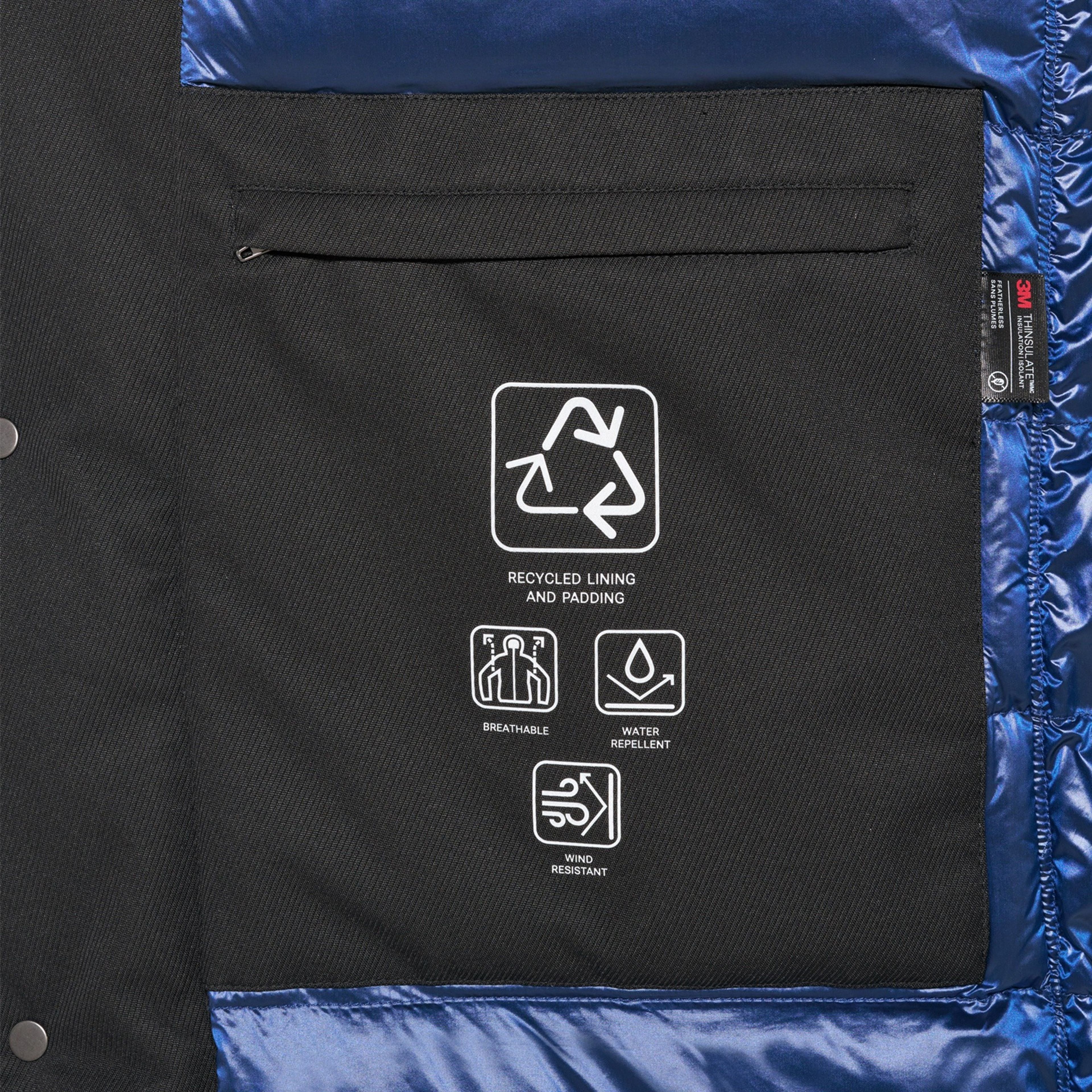 Čierna pánska bunda Geox Aerantis - 010