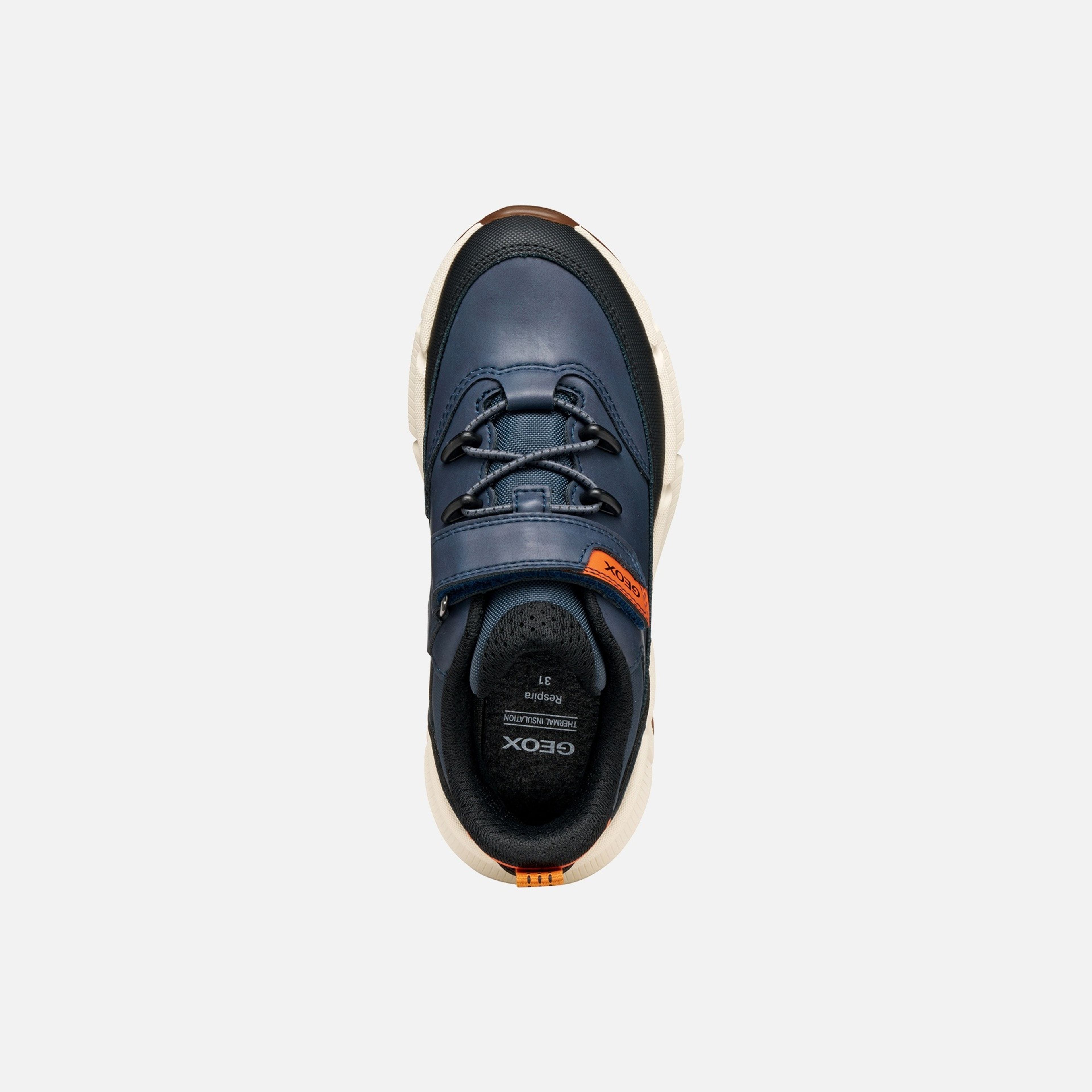Tmavě modré chlapecké tenisky Geox Flexyper Plus - 006