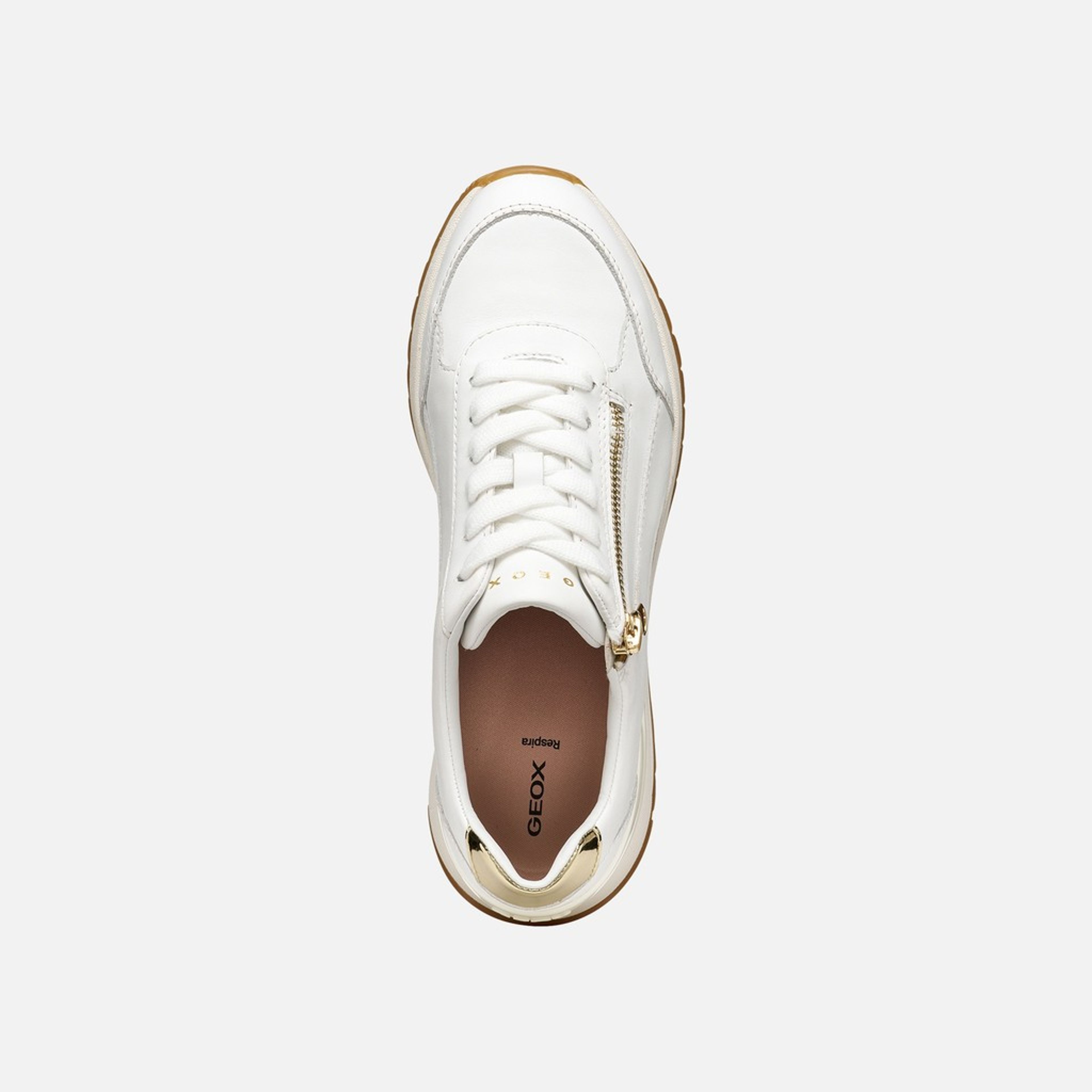 Sneakers albi pentru femei Geox Desya - 006