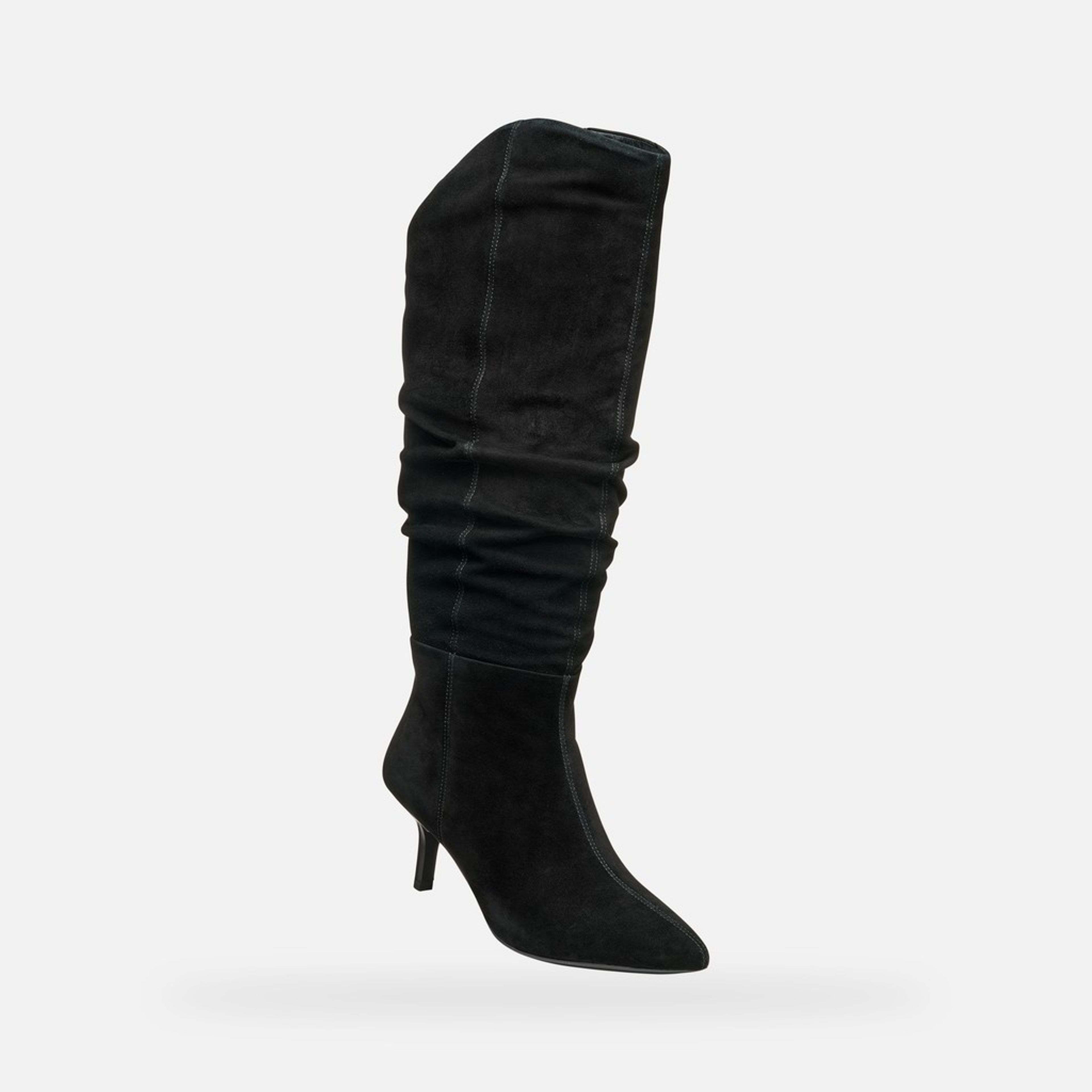 Czarne kozaki damskie Geox Kleopy - 003