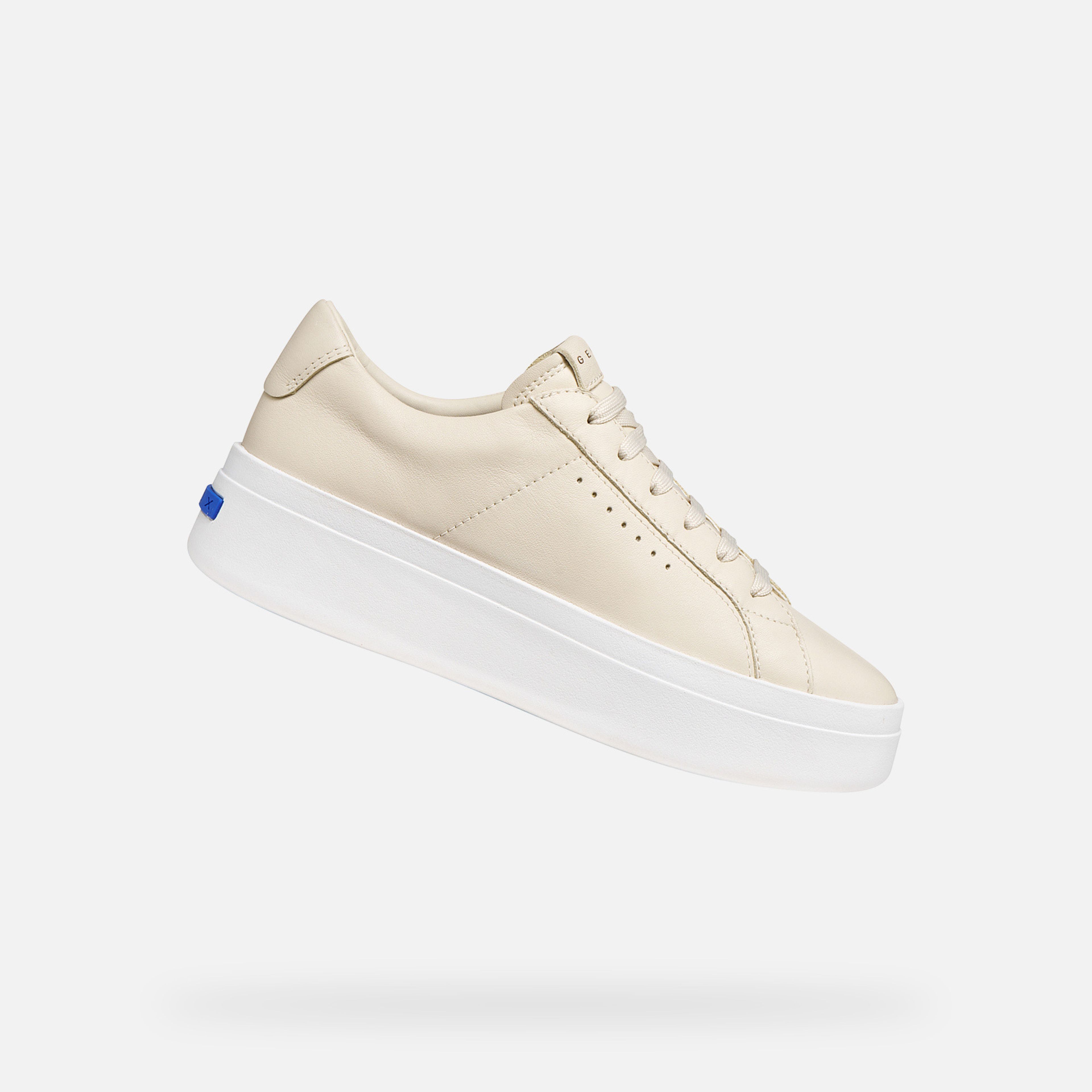 Béžové dámske tenisky Geox Gxcp-03