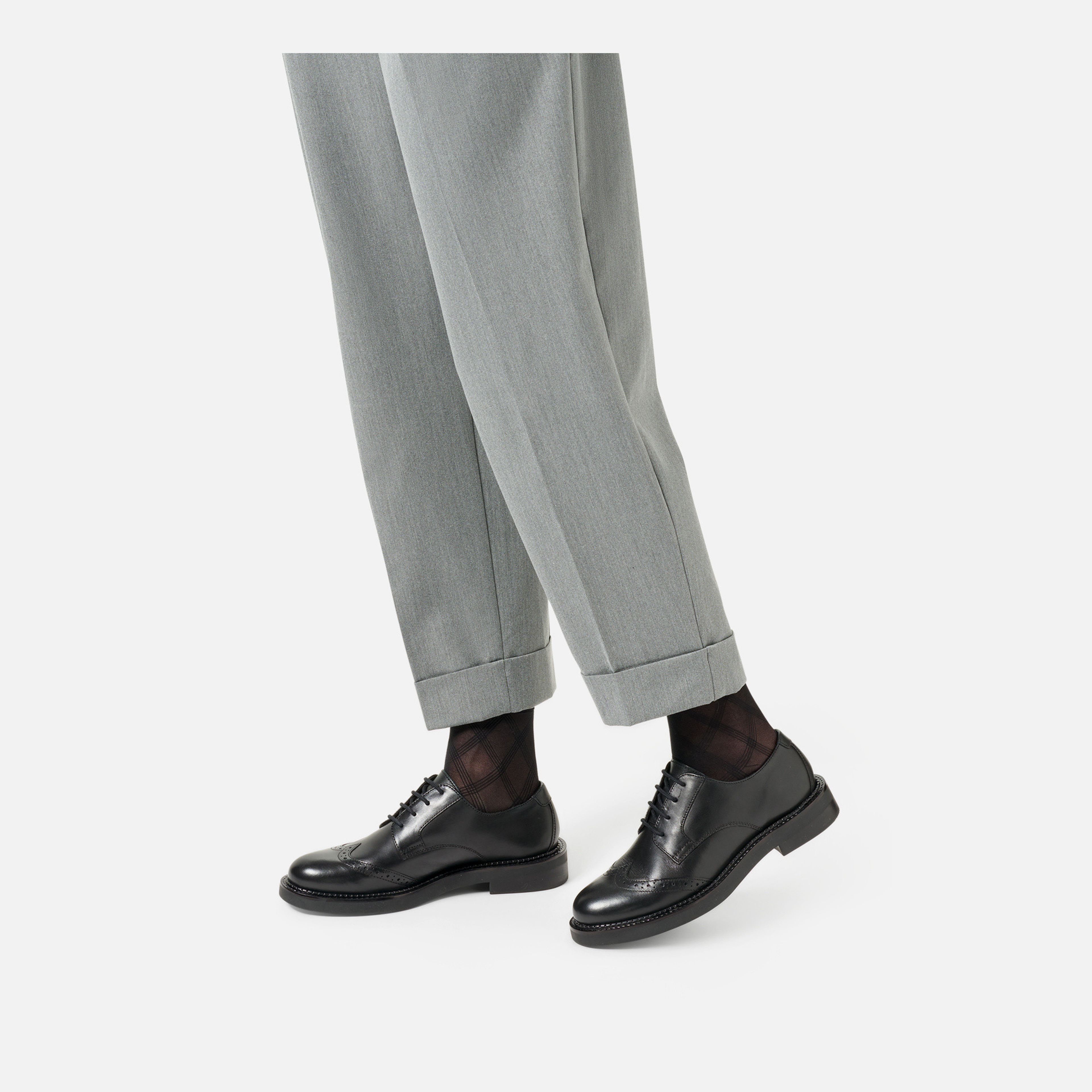 Černé dámské polobotky Geox Serilda - 003