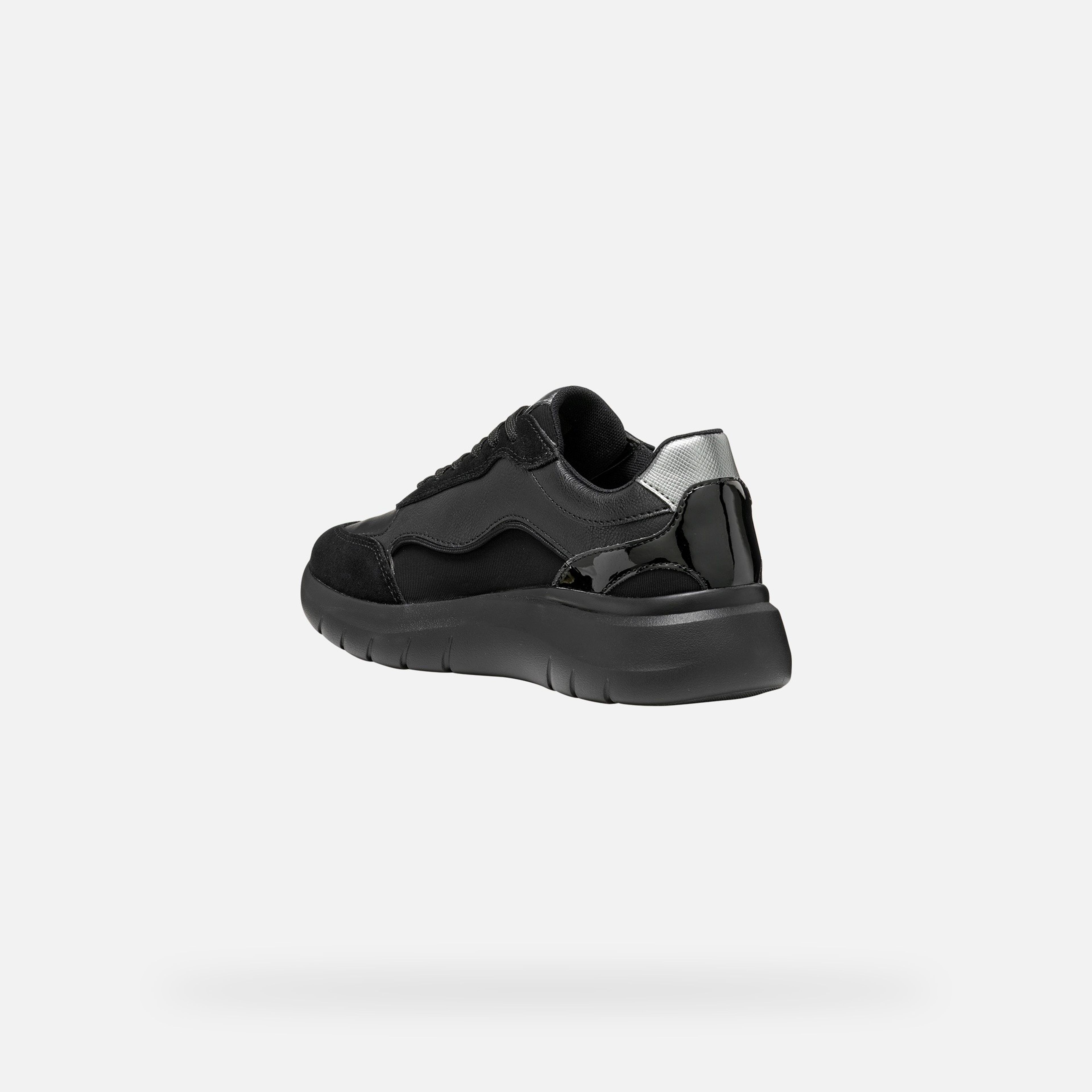 Čierne dámske tenisky Geox Plummery - 004