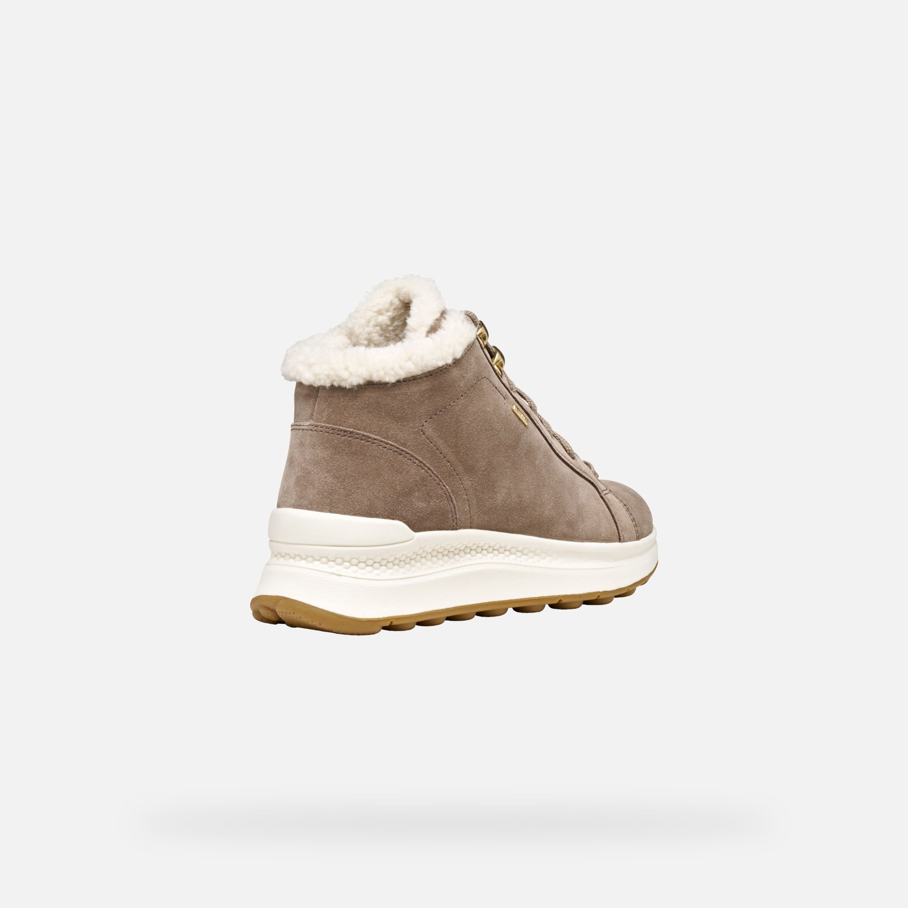 Sneakers maro închis pentru femei Geox Spherica Actif X2 - 006