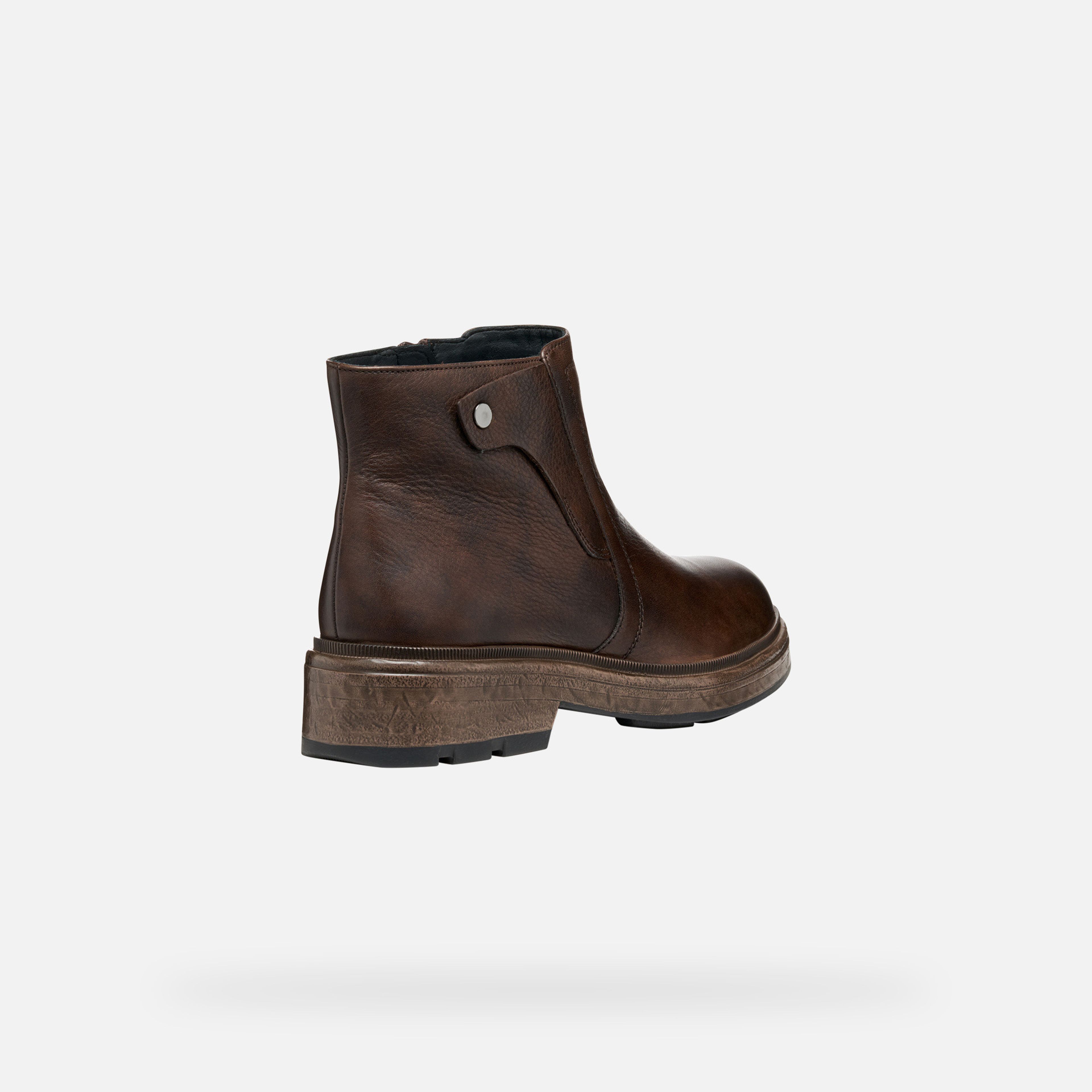 Hnědá dámská kotníková obuv Geox Swelen - 006