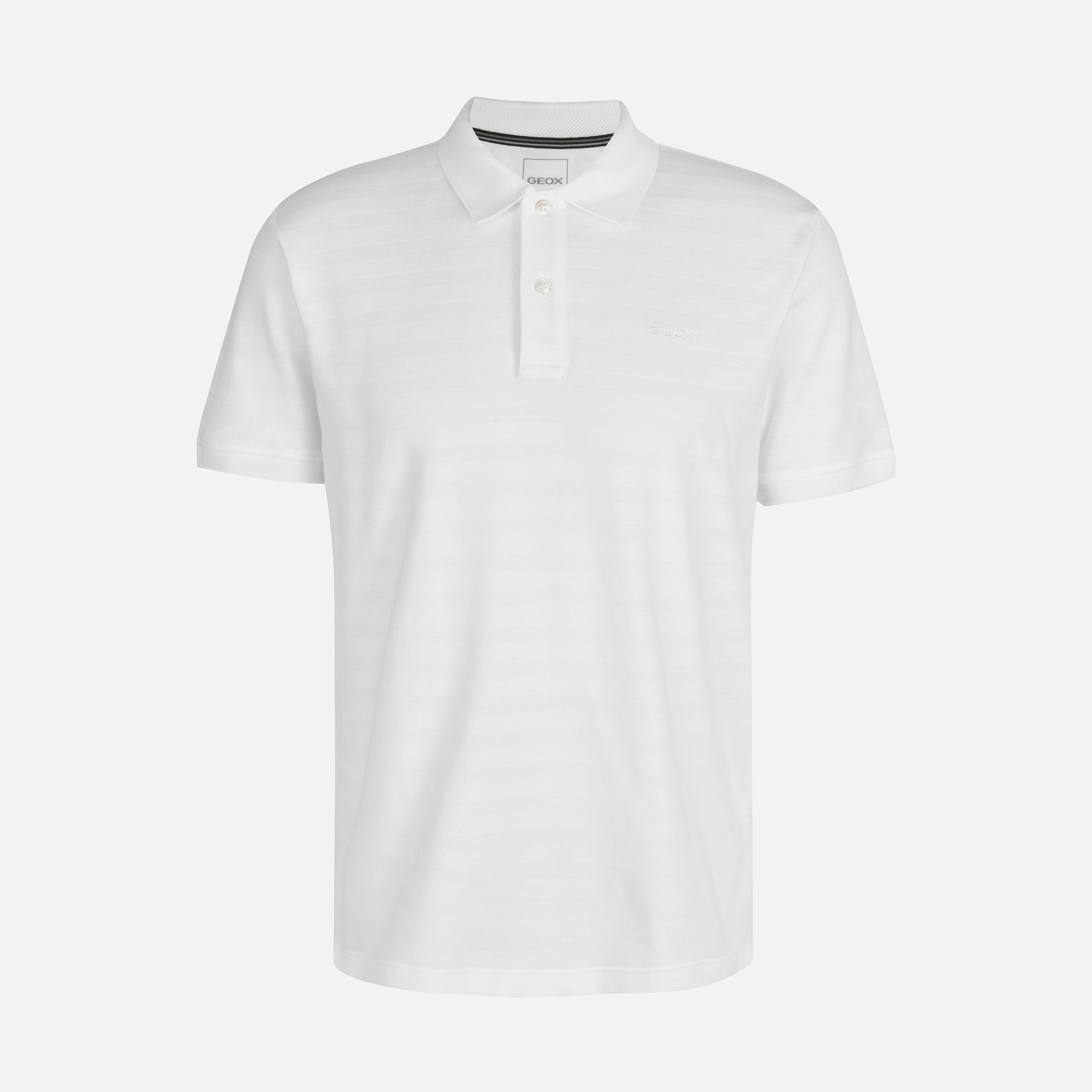 Biele pánske polo tričko Geox