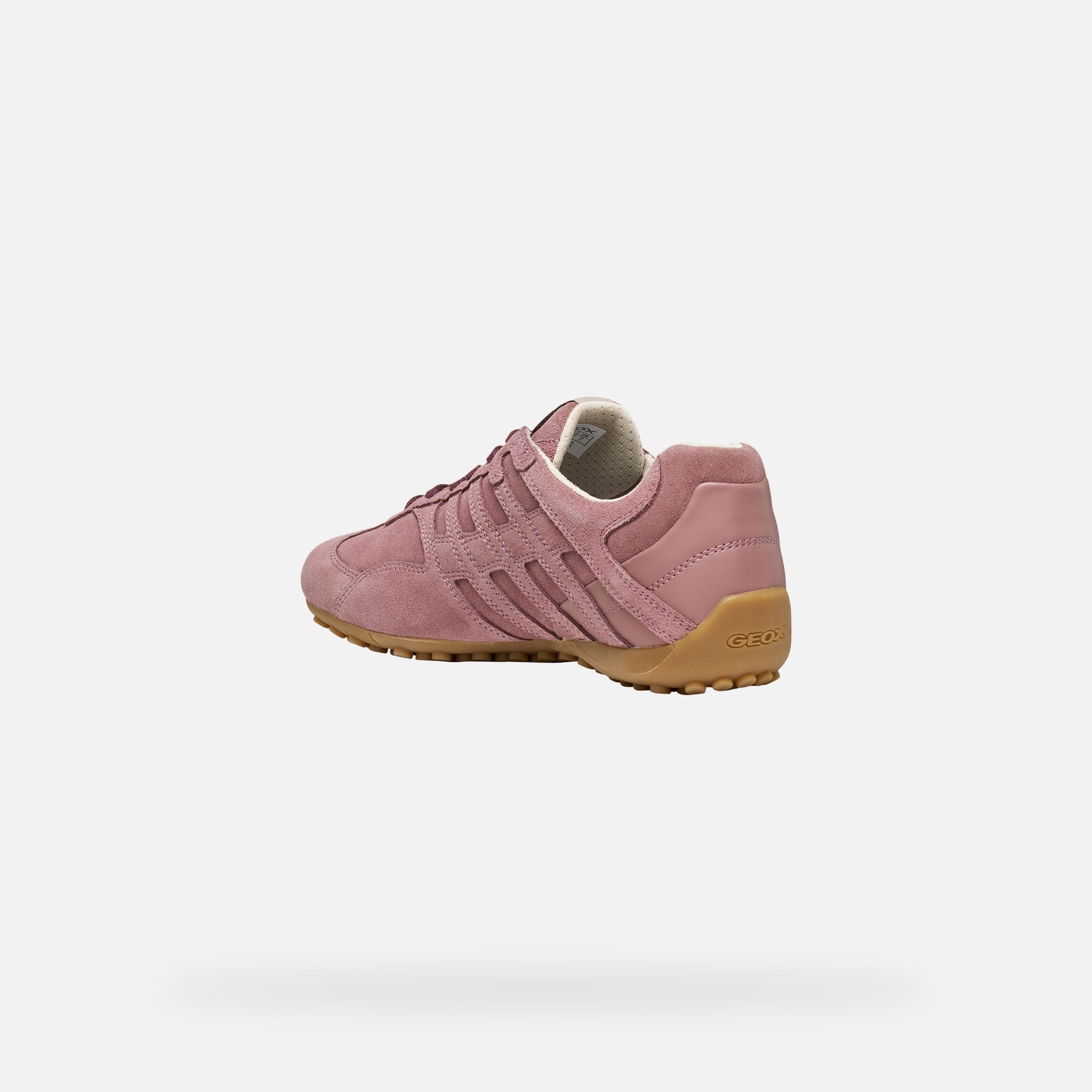 Růžové dámské tenisky Geox Snake - 004