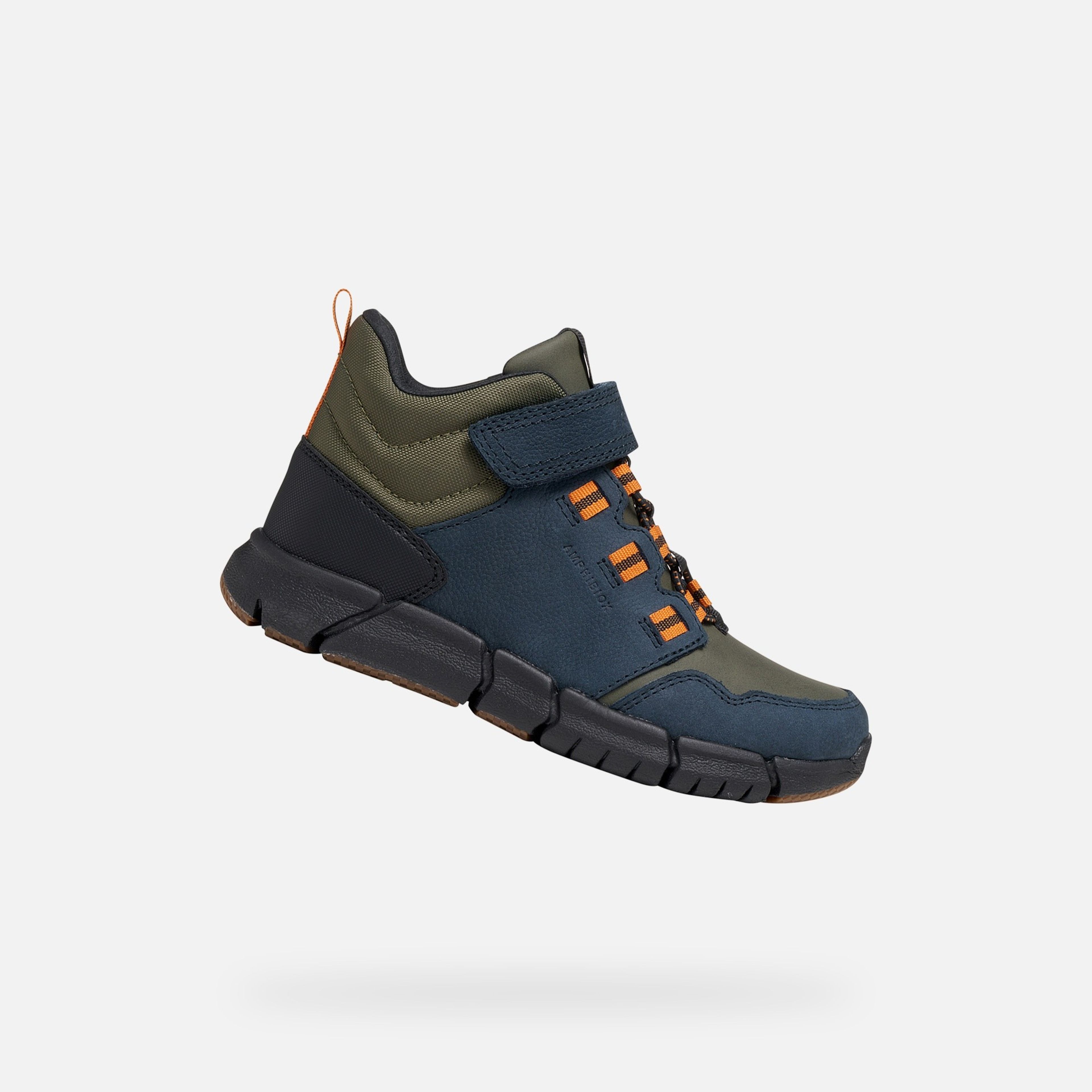 Granatowe buty za kostkę chłopięce Geox Flexyper B ABX - 001