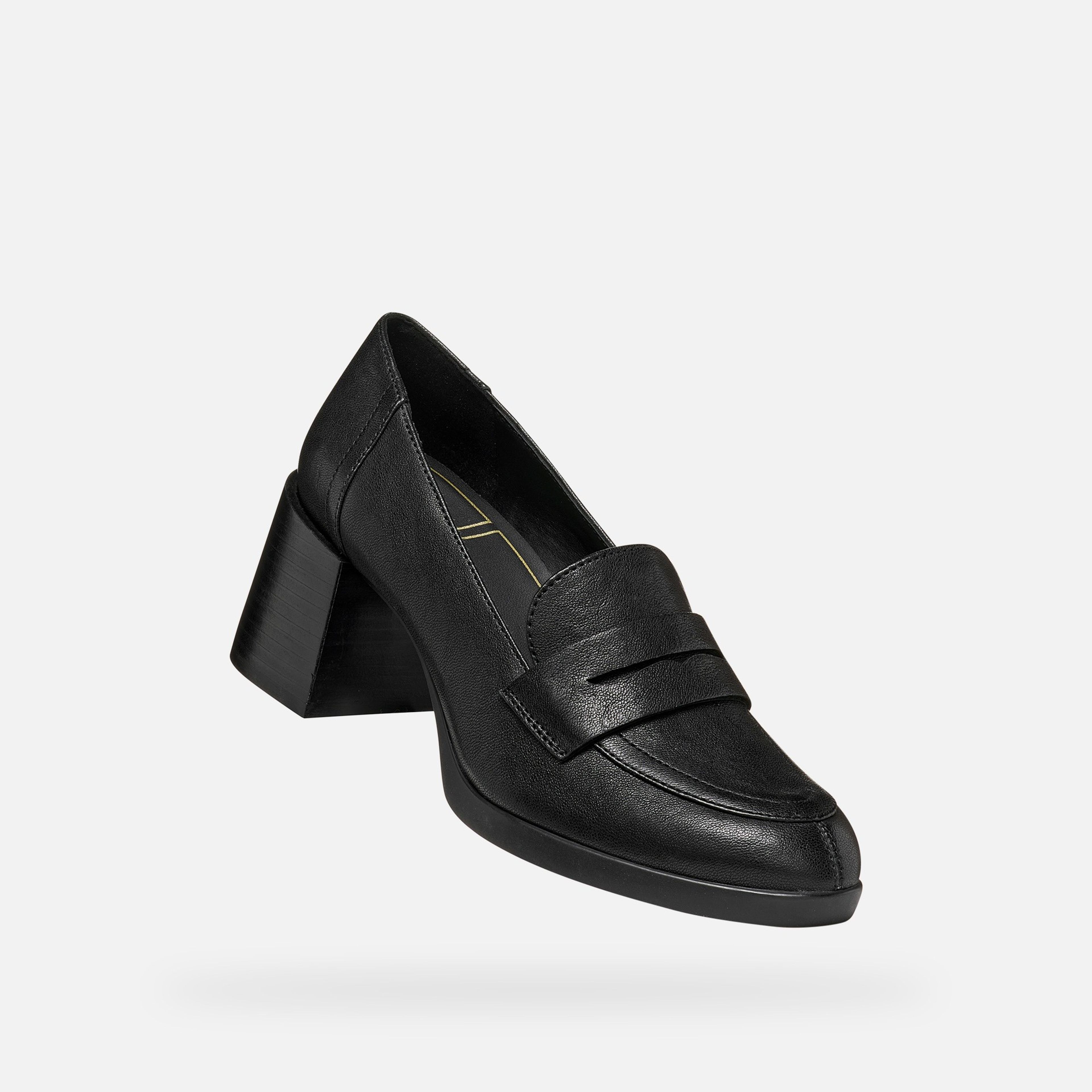 Černá dámská obuv na podpatku Geox Walk Pleasure 55T - 005