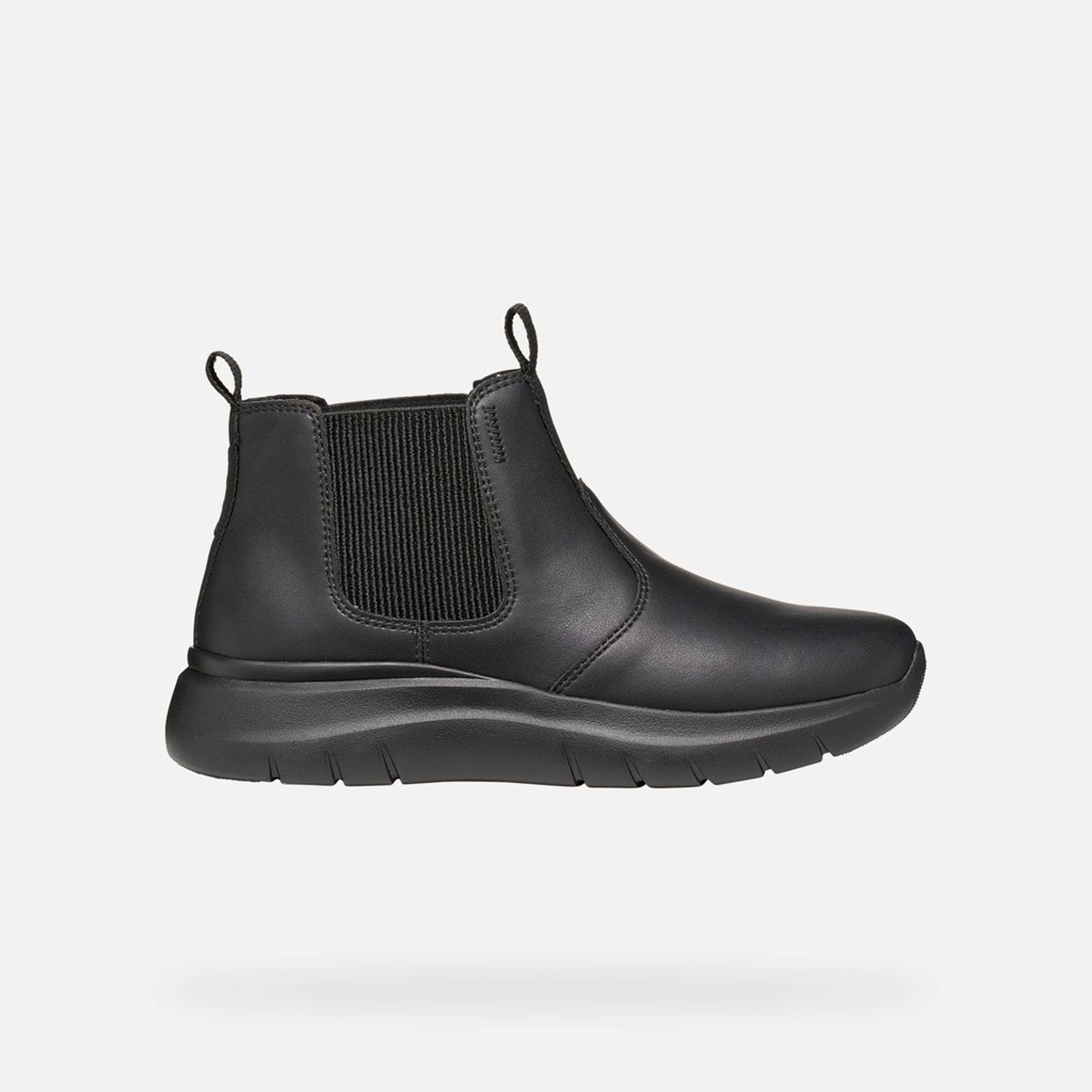 Černá dámská kotníková obuv Geox Plummery - 002