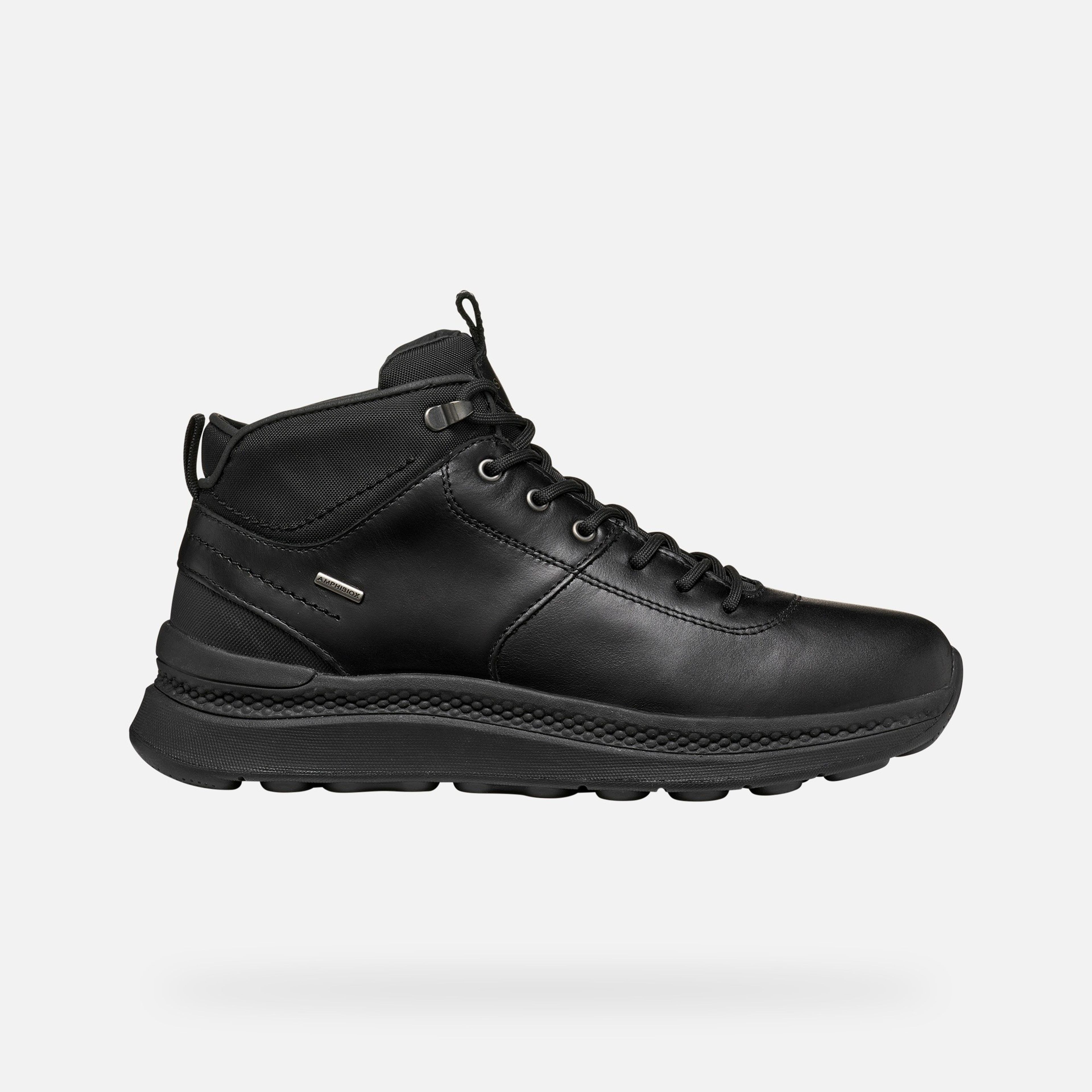 Czarne męskie buty za kostkę Geox Spherica Actif X2 - 002