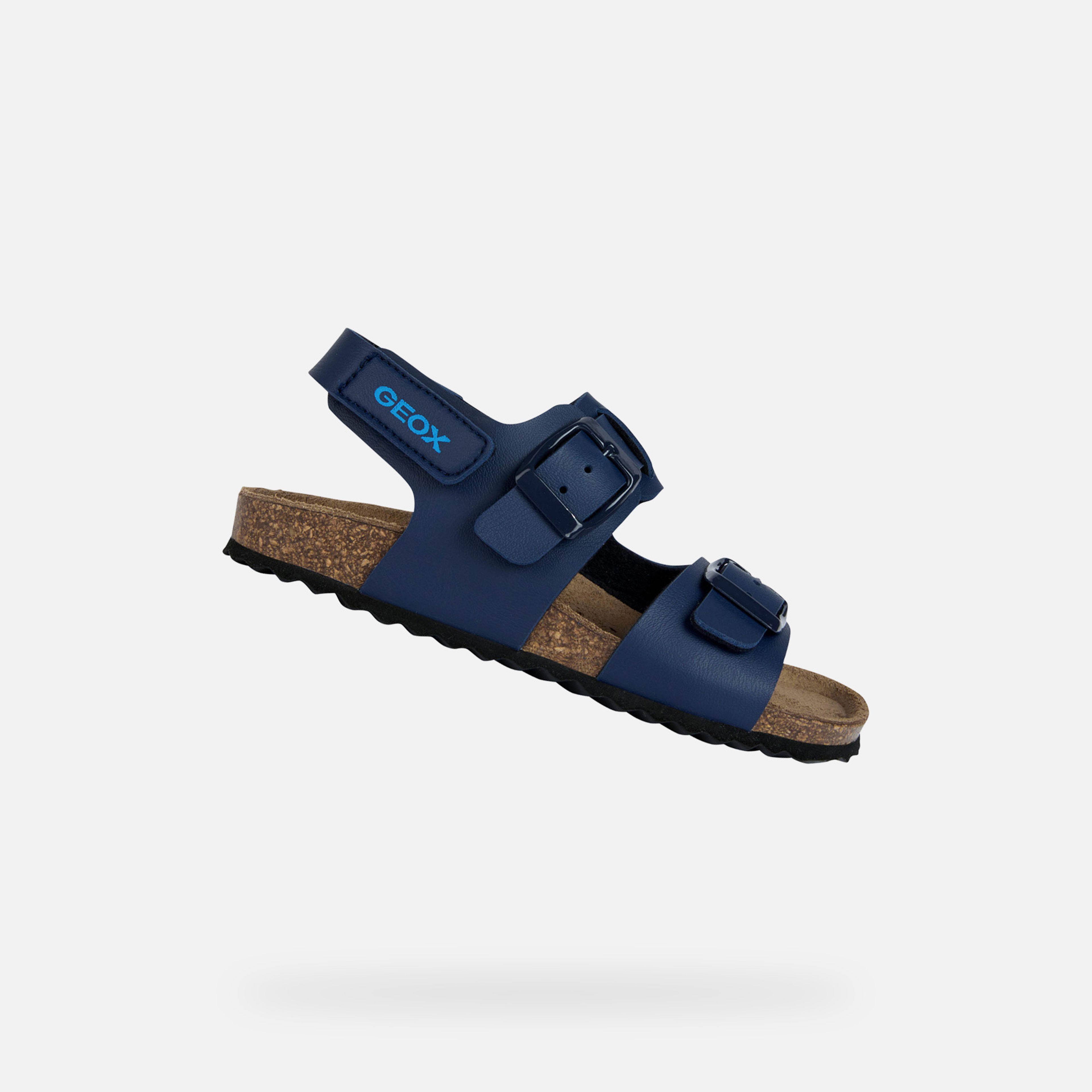 Tmavě modré chlapecké sandály Geox Ghita