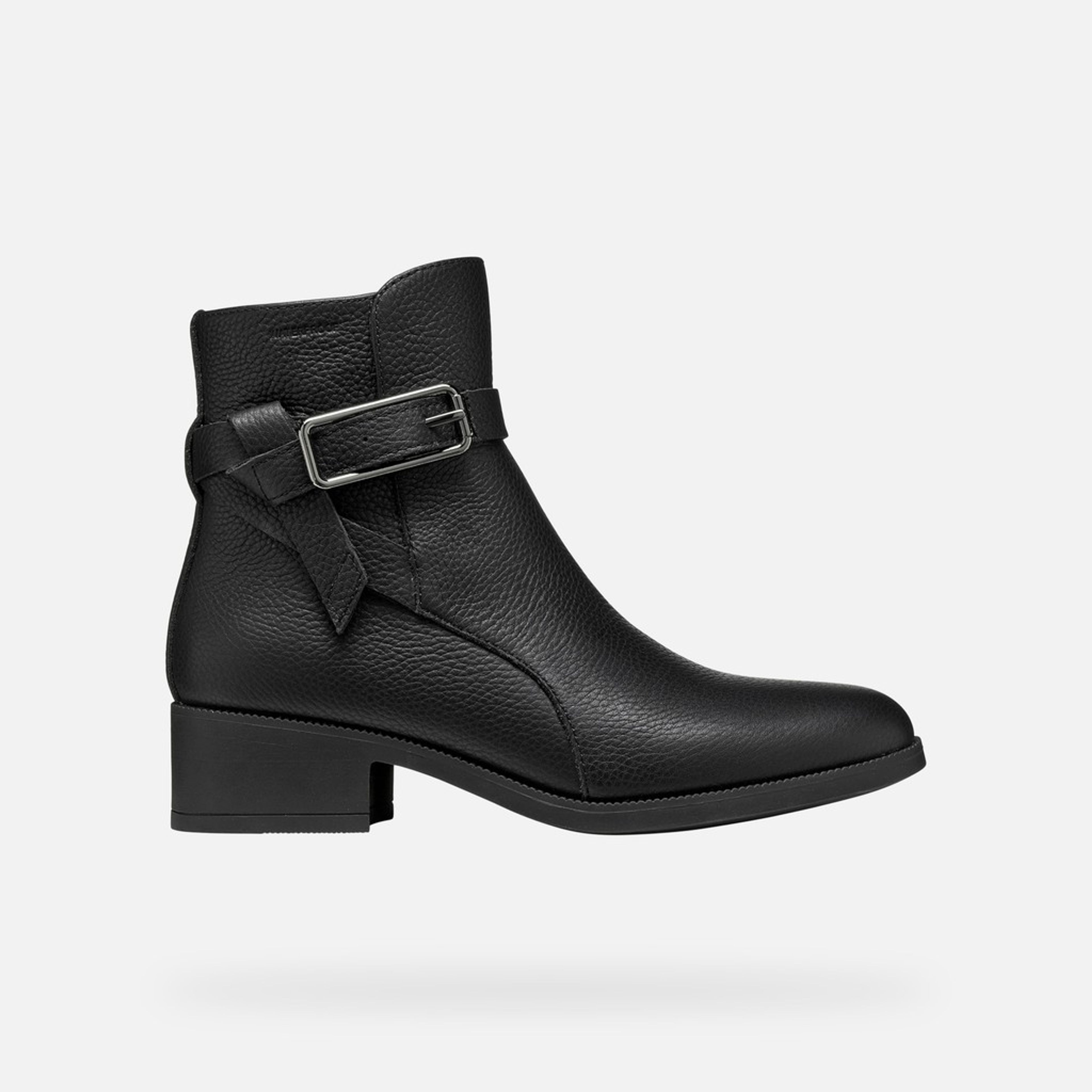 Čierna dámska členková obuv Geox Camexia WPF - 002