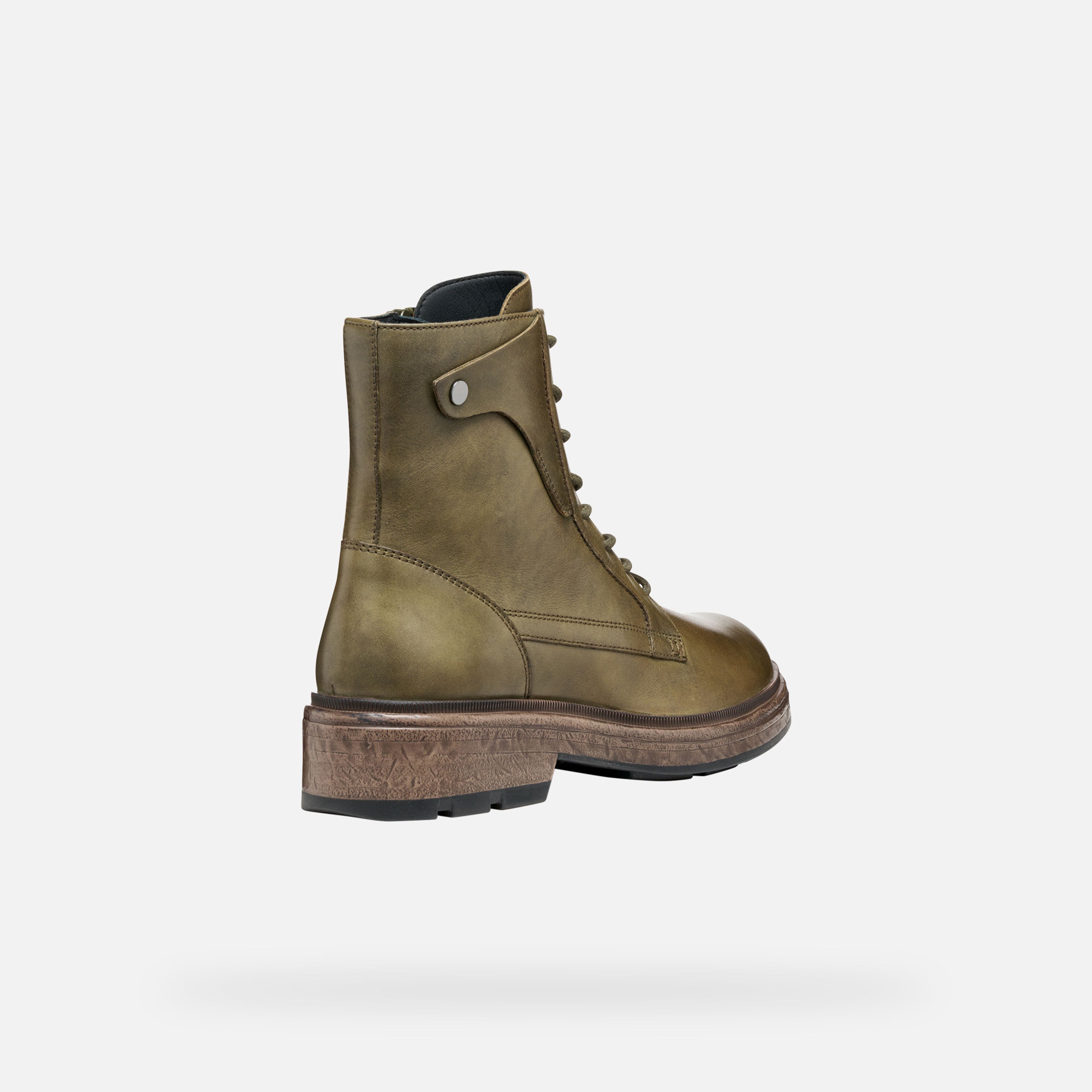 Khaki dámská kotníková obuv Geox Swelen - 006