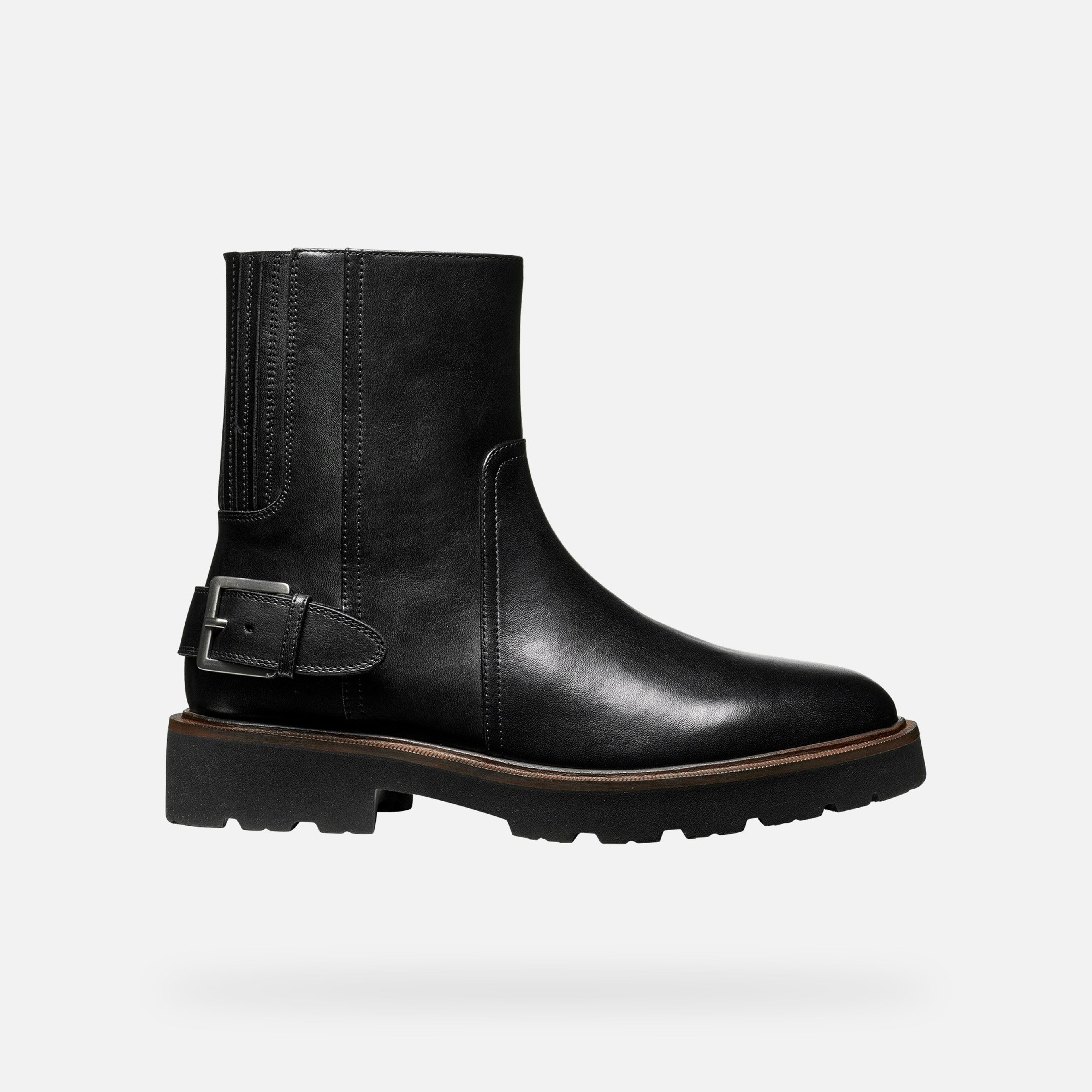 Čierna dámska členková obuv Geox Norize - 002