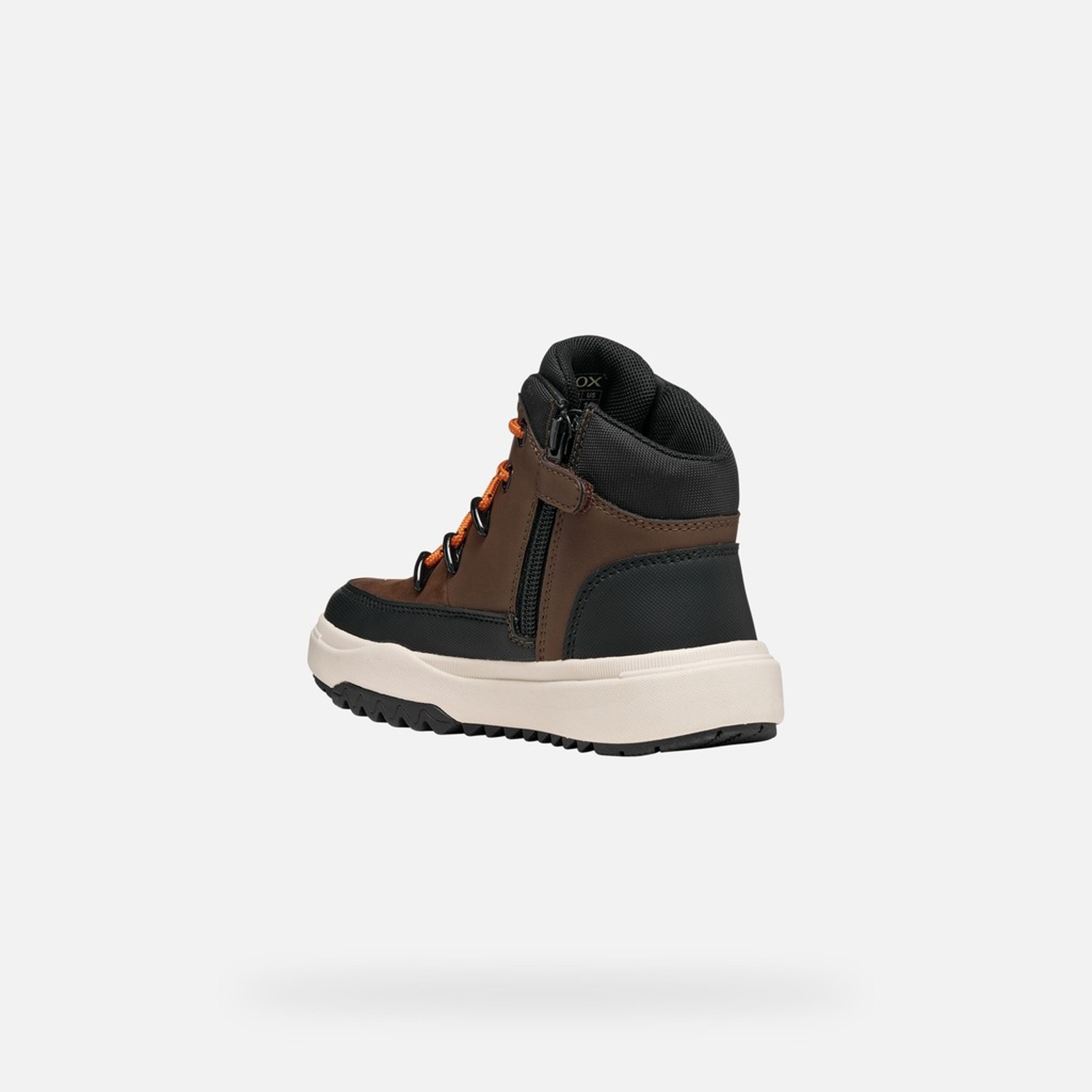Ciemnobrązowe chłopięce buty za kostkę Geox Bunshee B ABX - 004