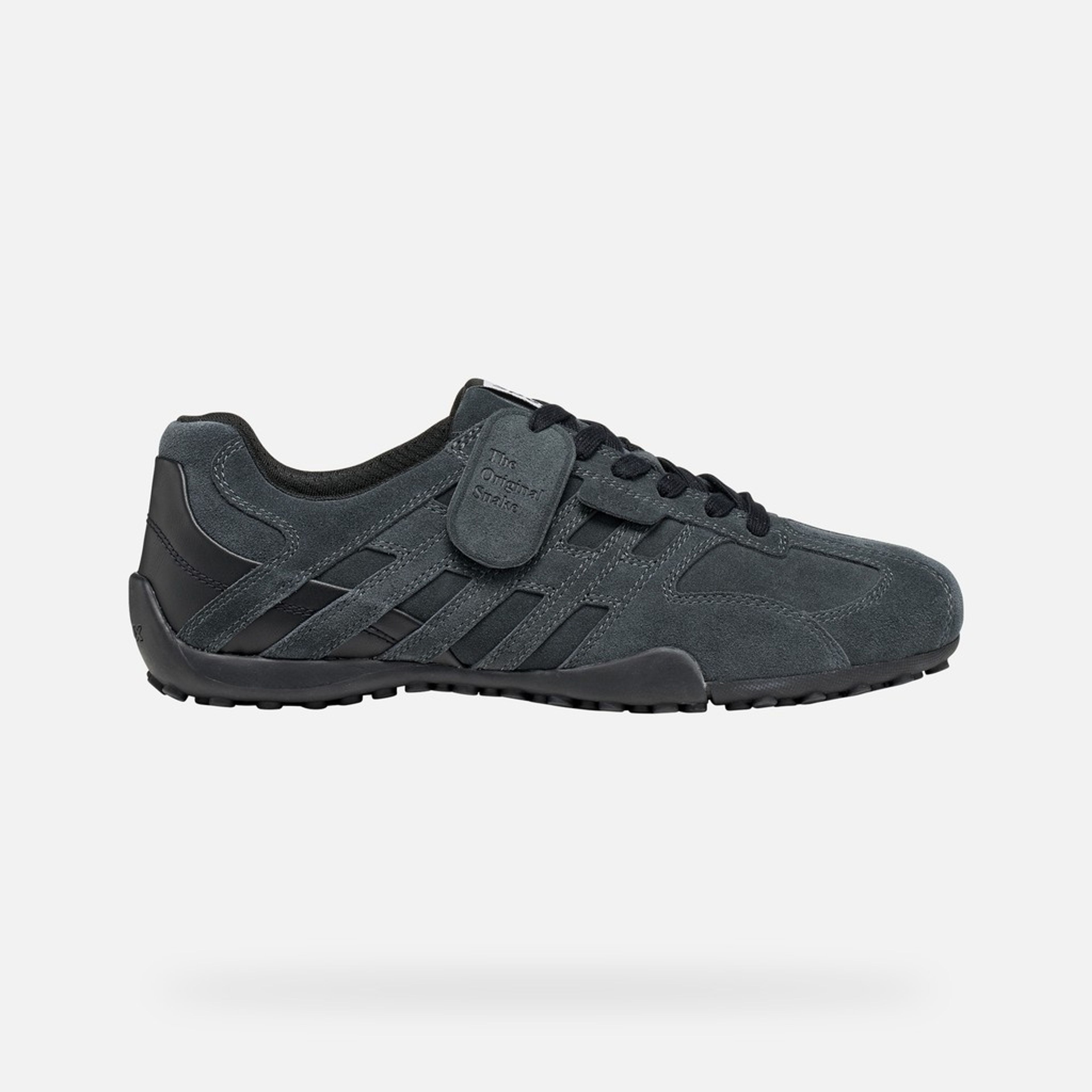 Sneakers gri pentru bărbați Geox Snake - 002