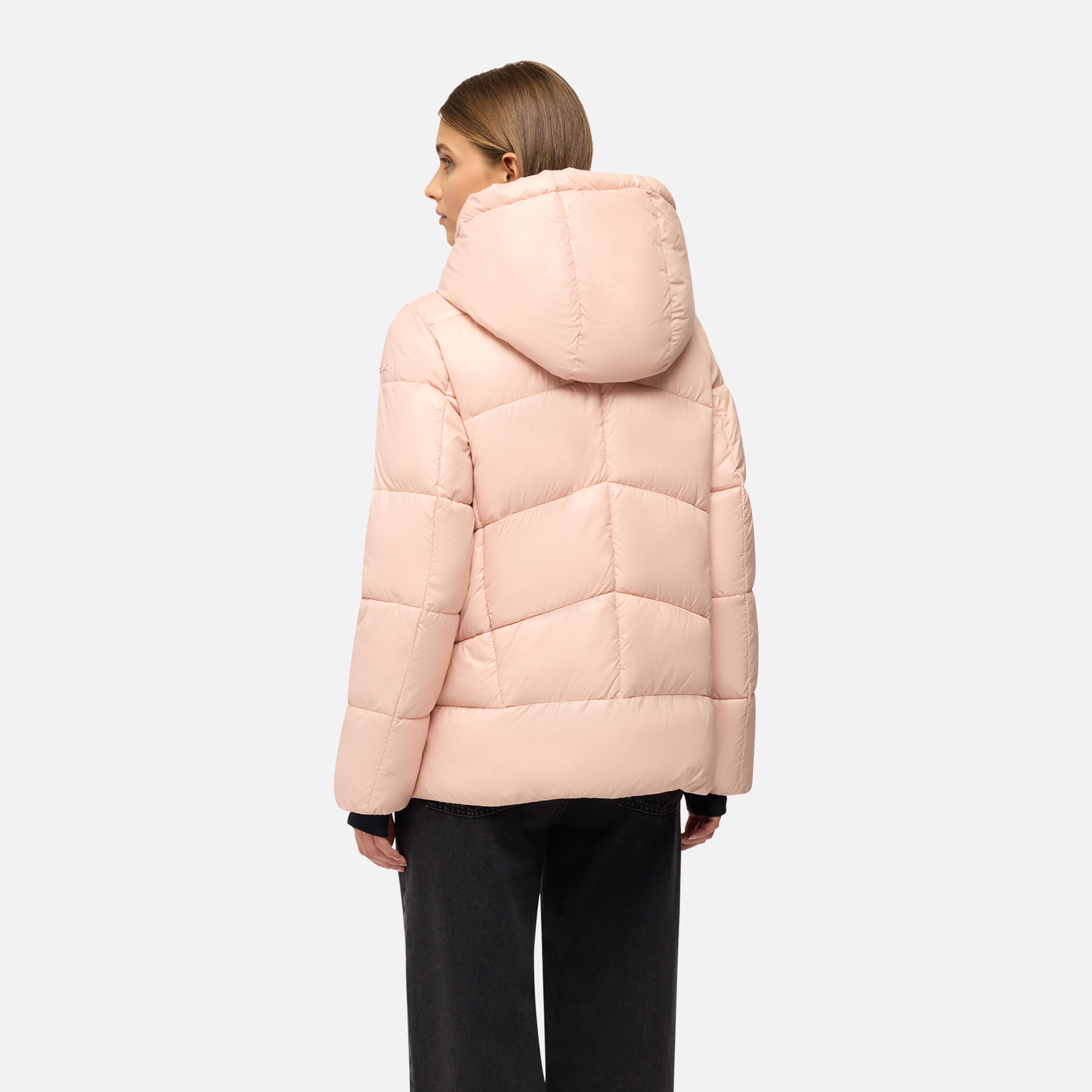 Světle růžová dámská bunda Geox Serilda - 004