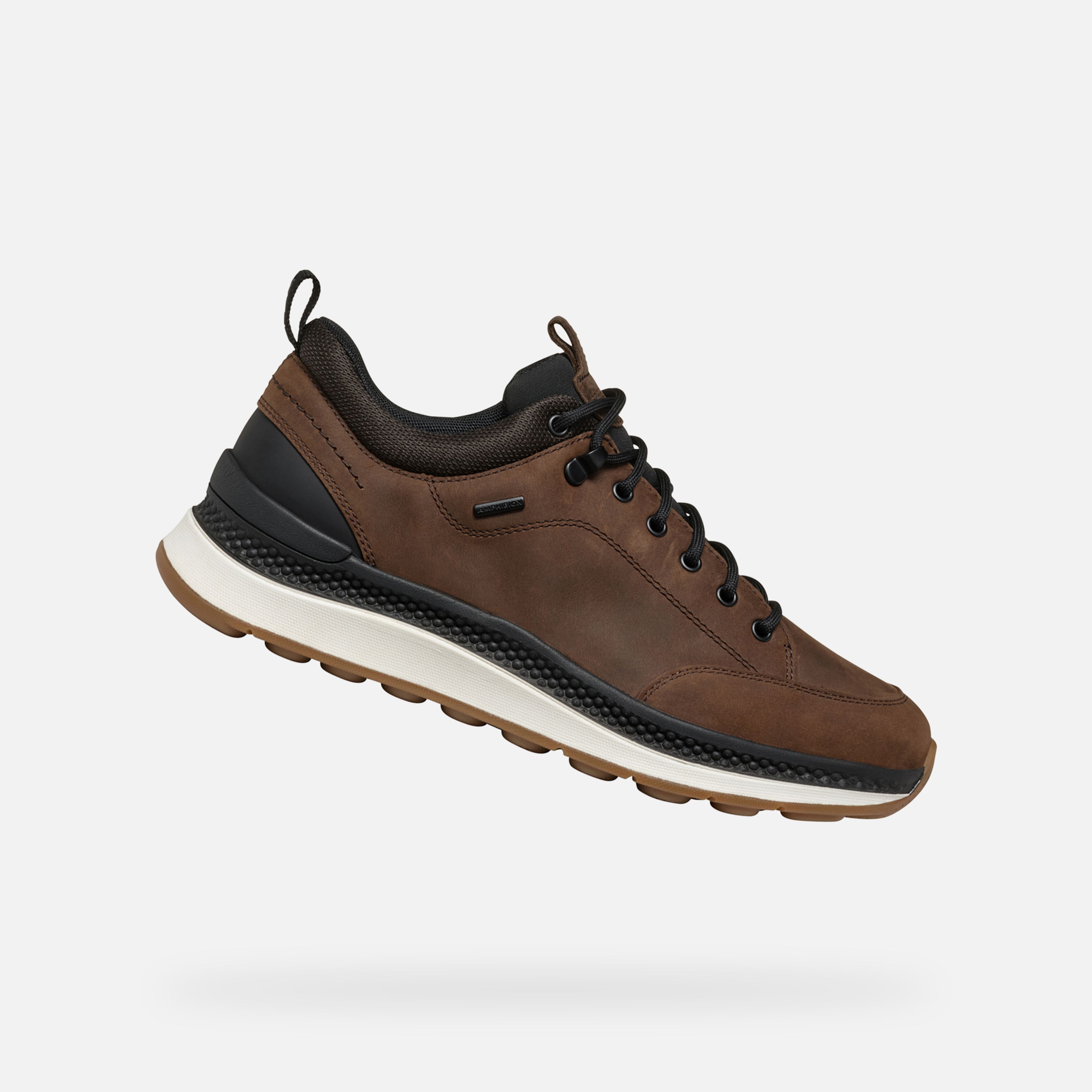 Hnedé pánske tenisky Geox Spherica Actif X2