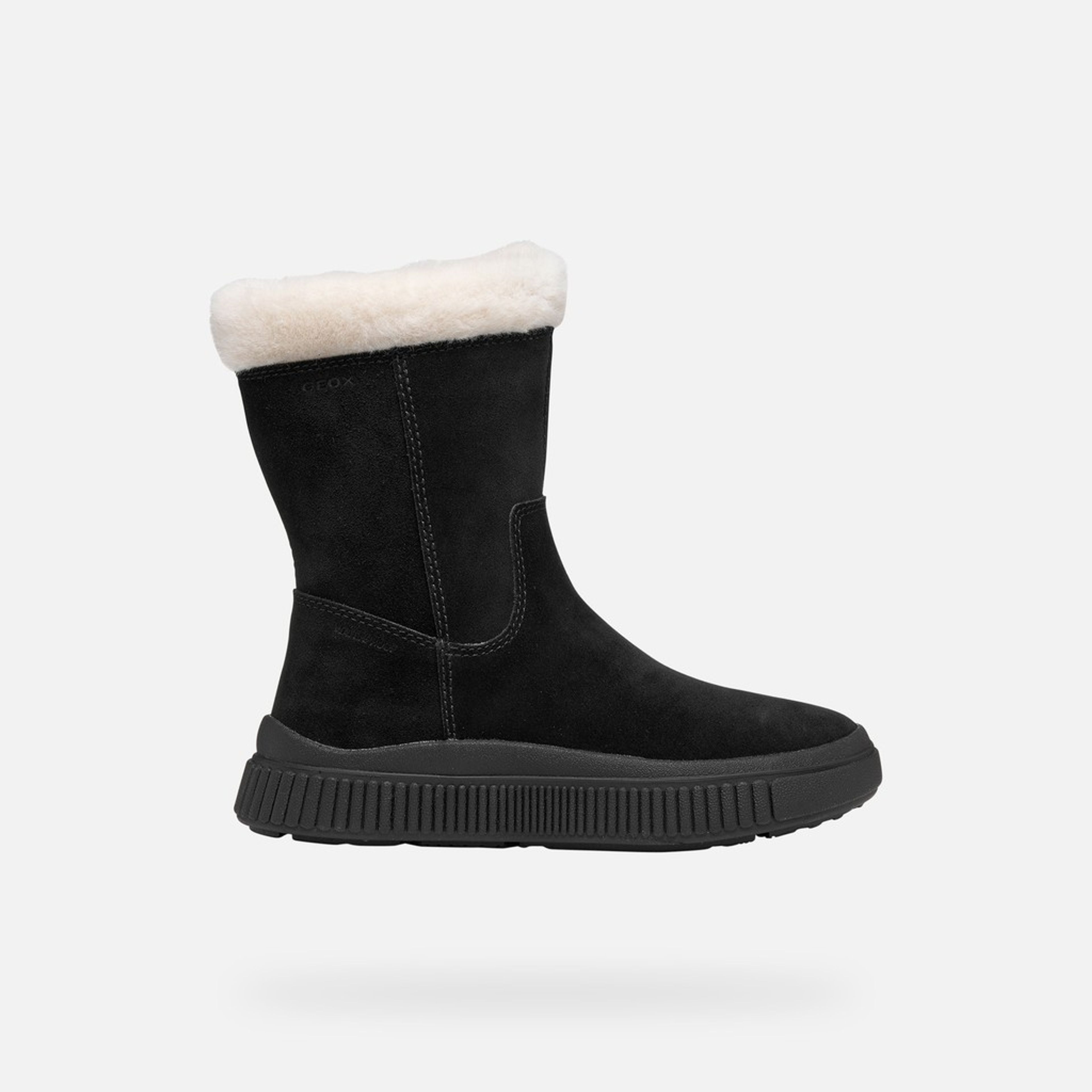 Czarne buty zimowe dla dziewczynek Geox Laquinny WPF - 002