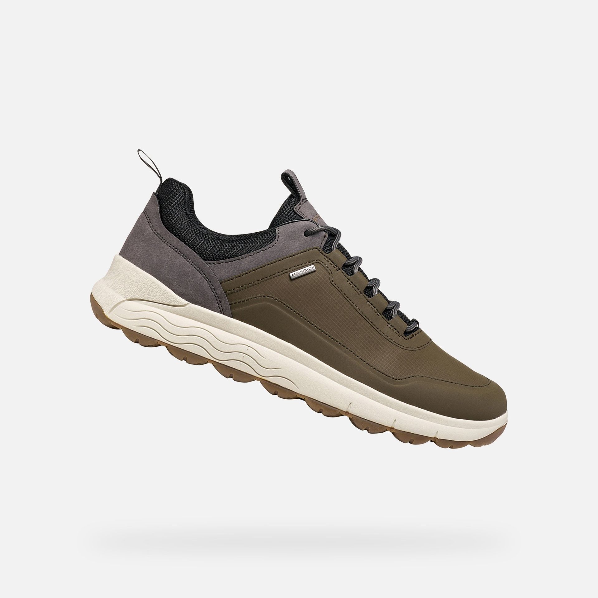 Khaki pánske tenisky Geox Spherica 4X4 B ABX - 001
