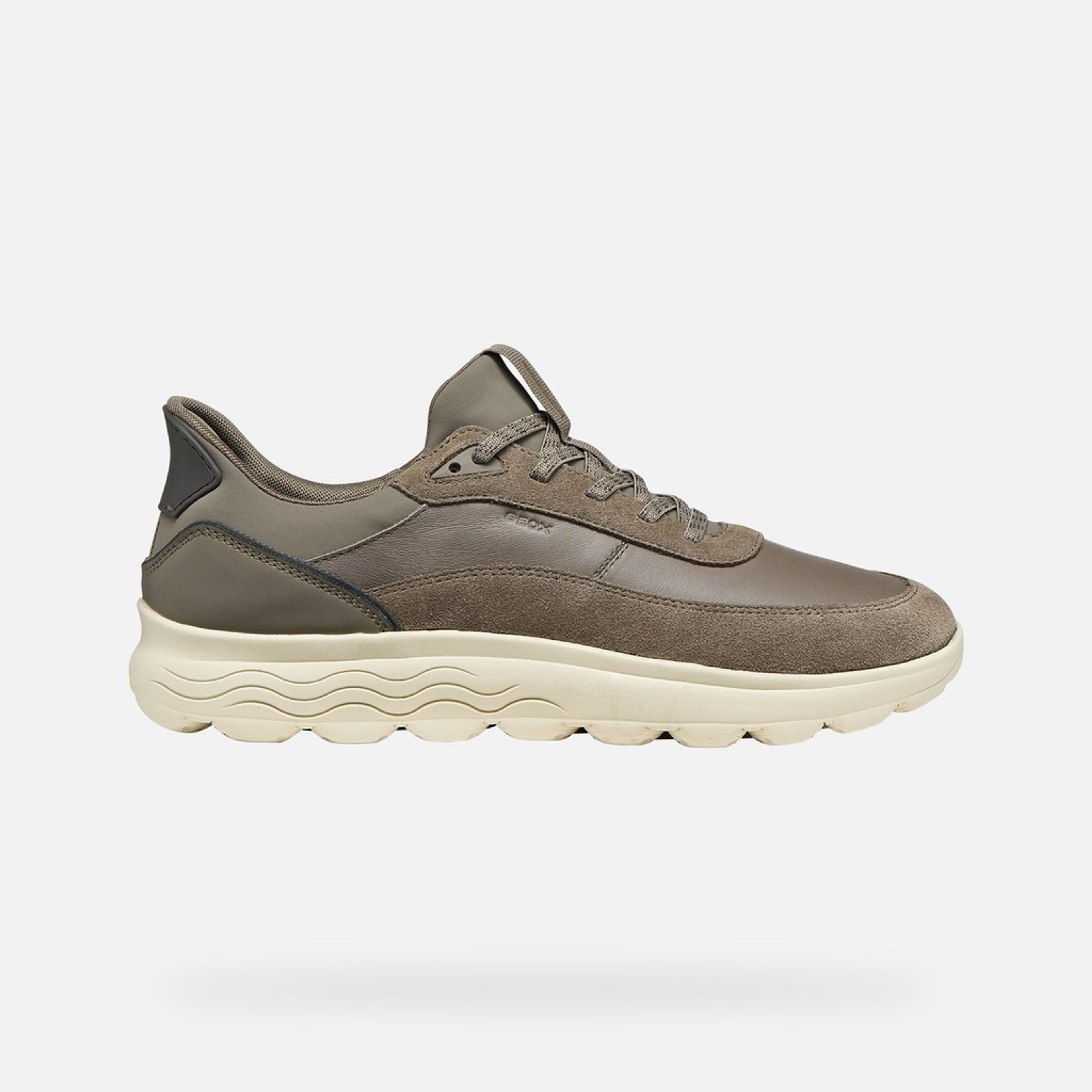 Sneakers gri deschis pentru bărbați Geox Spherica Plus - 002