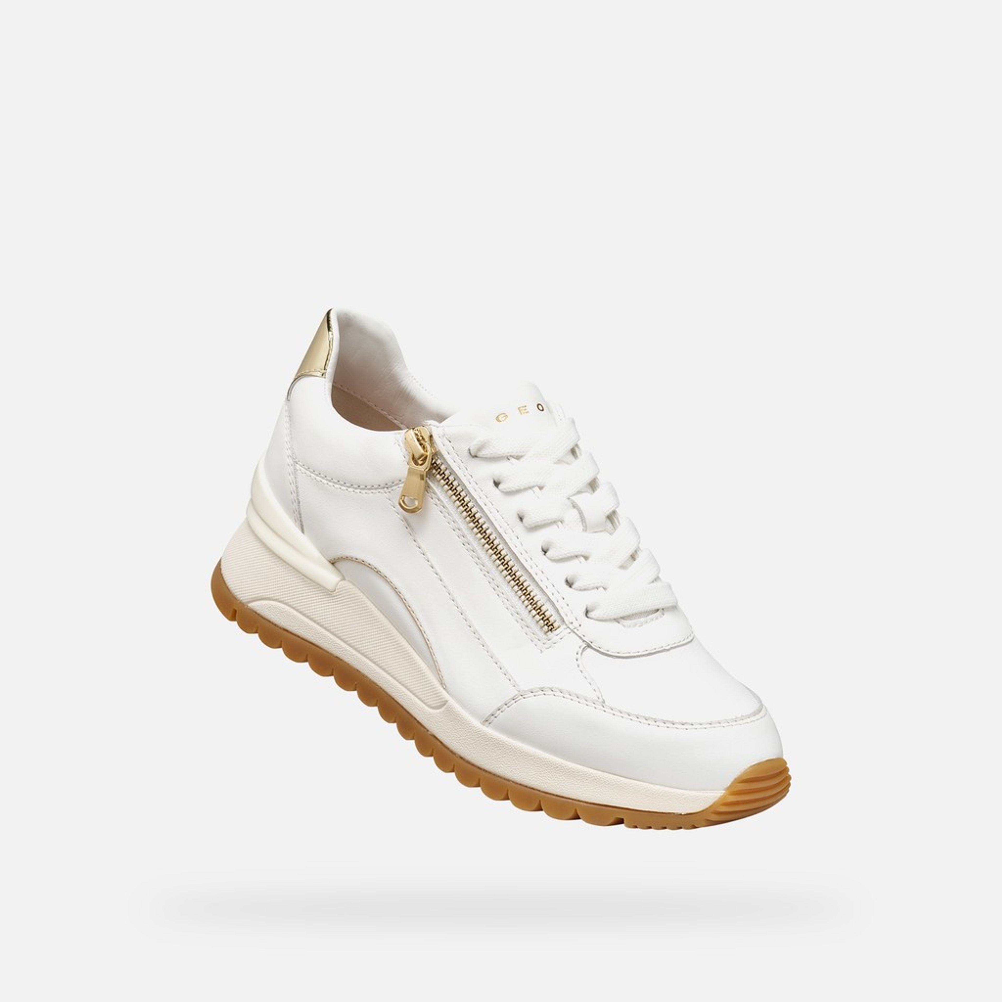 Sneakers albi pentru femei Geox Desya - 005