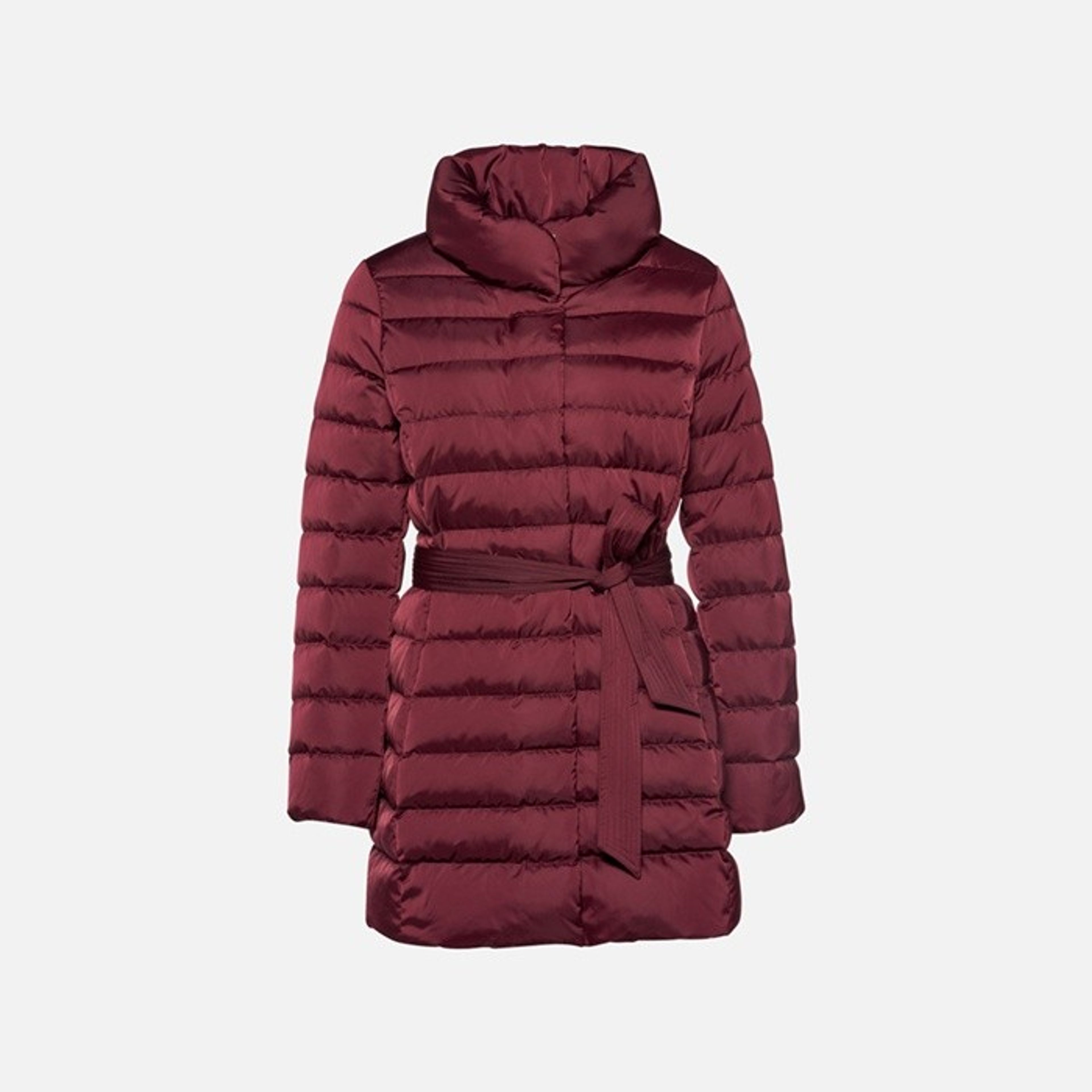 Vínová dámská péřová bunda Geox Bettanie - 010