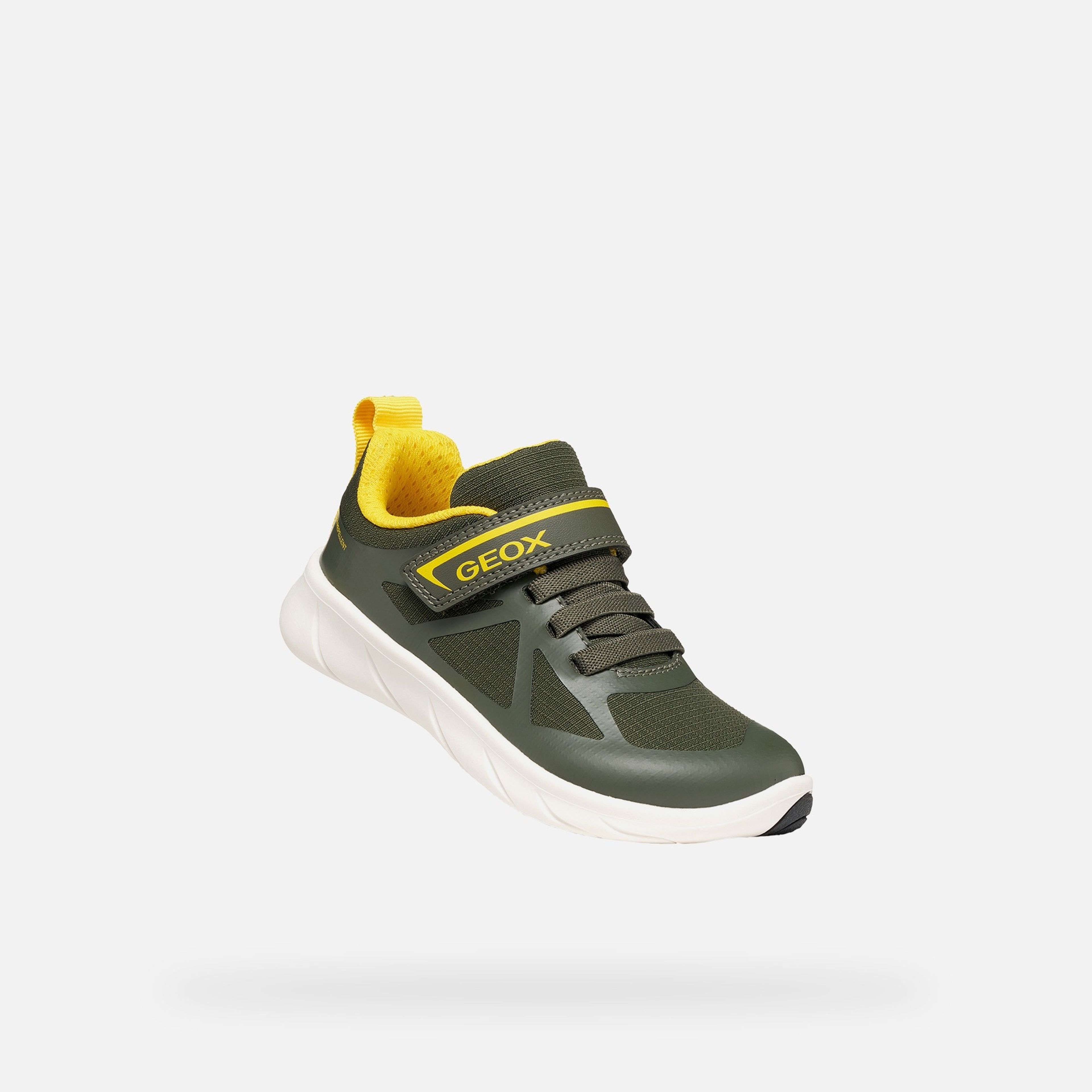 Tmavě zelené chlapecké tenisky Geox Foot-run - 004